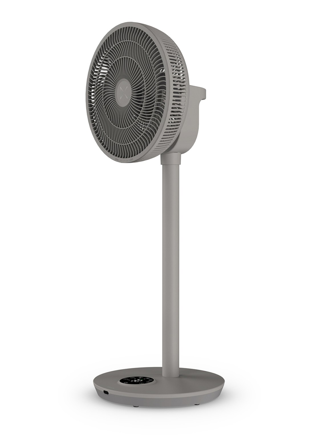 Duux Whisper 2 Smart verstelbare vloerventilator, 92 cm hoog - achterkant grijs