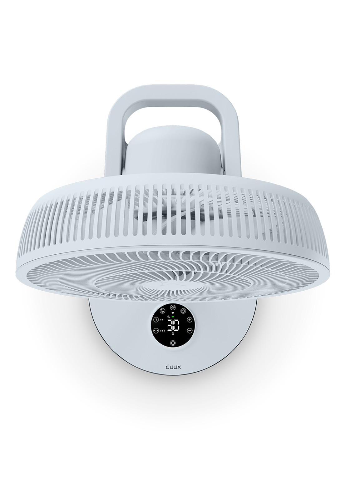 Duux Whisper 2 Smart verstelbare vloerventilator, 92 cm hoog - detail 5 blauwgrijs