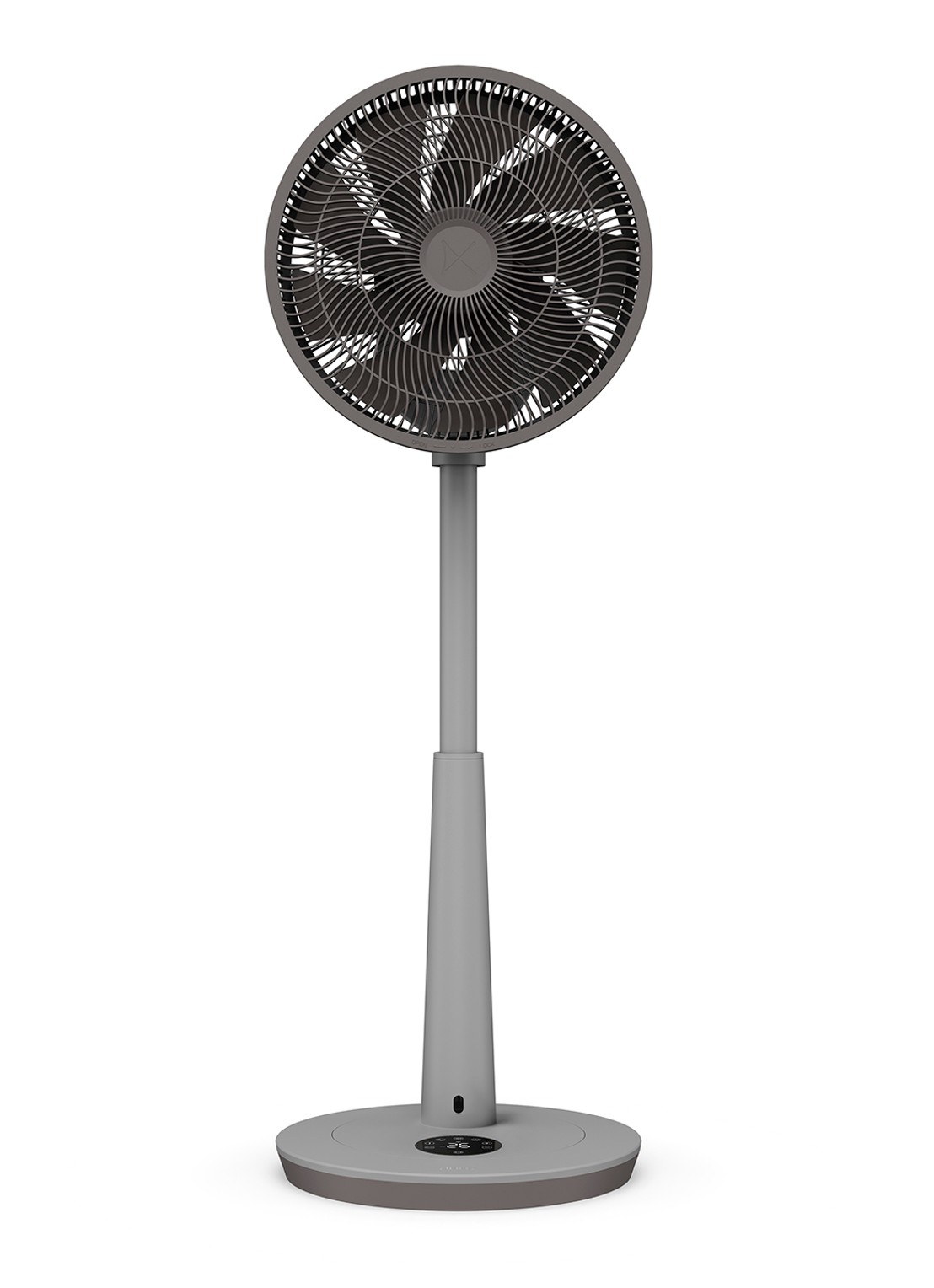 Duux Whisper Fan 3 vloerventilator - voorkant 6 grijs