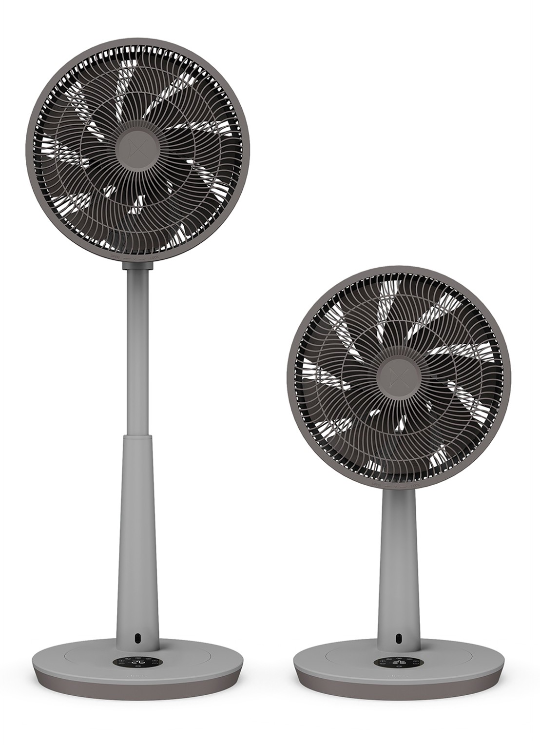 Duux Whisper Fan 3 vloerventilator - voorkant 7 grijs