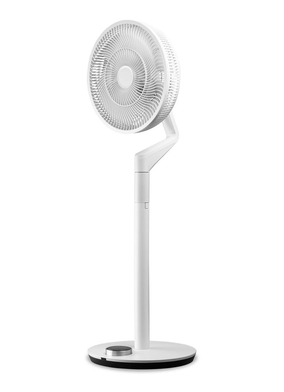 Duux Whisper Flex Ultimate verstelbare vloerventilator met batterij, 103 cm - voorkant 2 wit