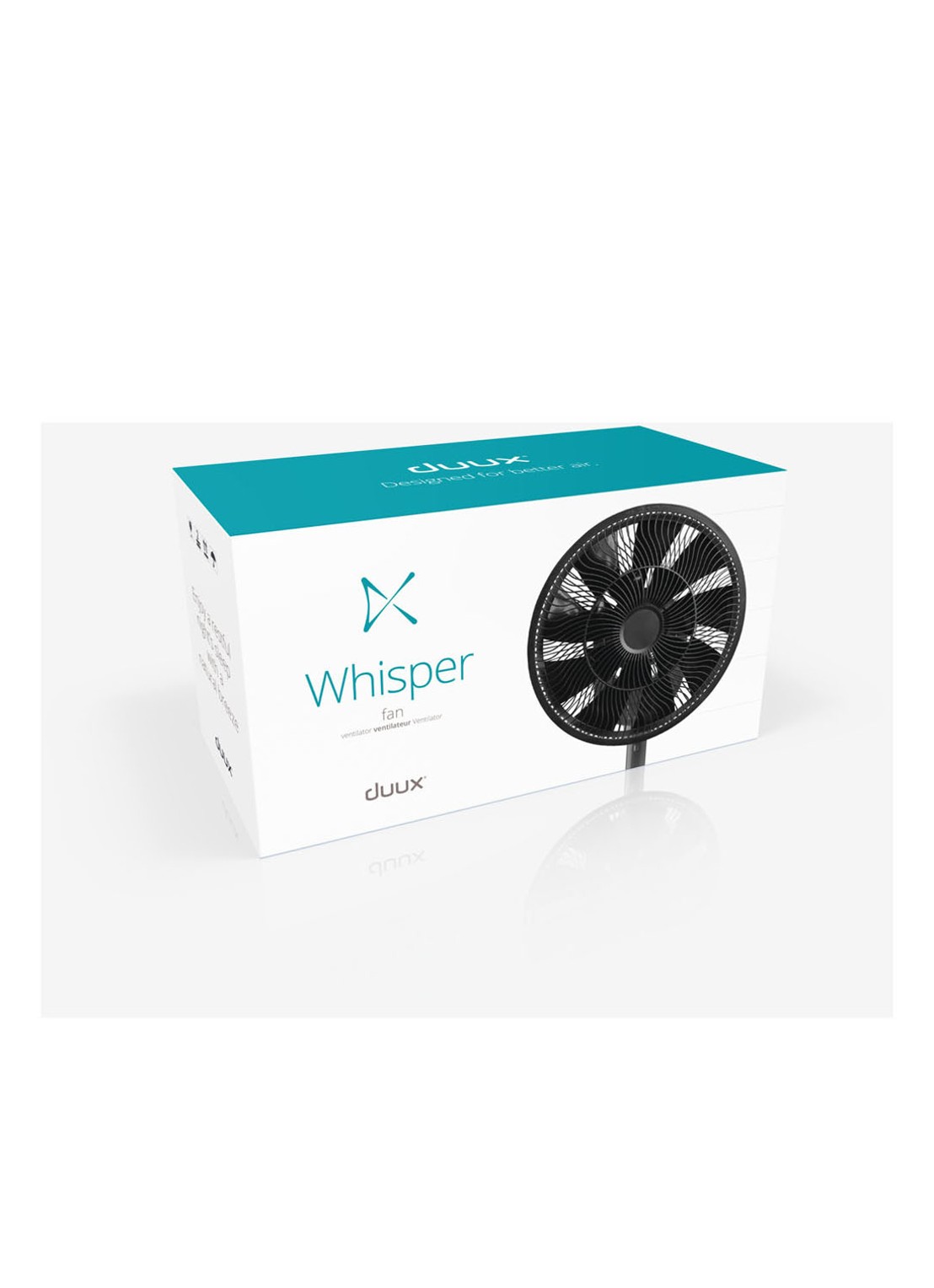 Duux Whisper vloerventilator DXCF09, 73 - 95 cm hoog - detail 5 grijs