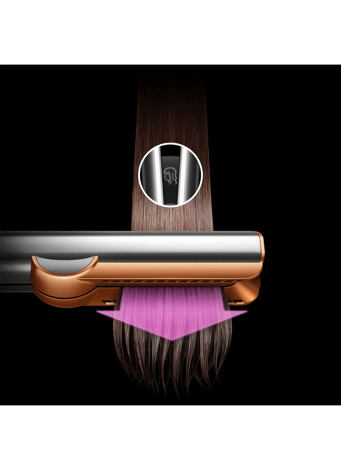 Dyson Airstrait™ stijltang Ceramic Apricot / Topaz - detail 2 undefined