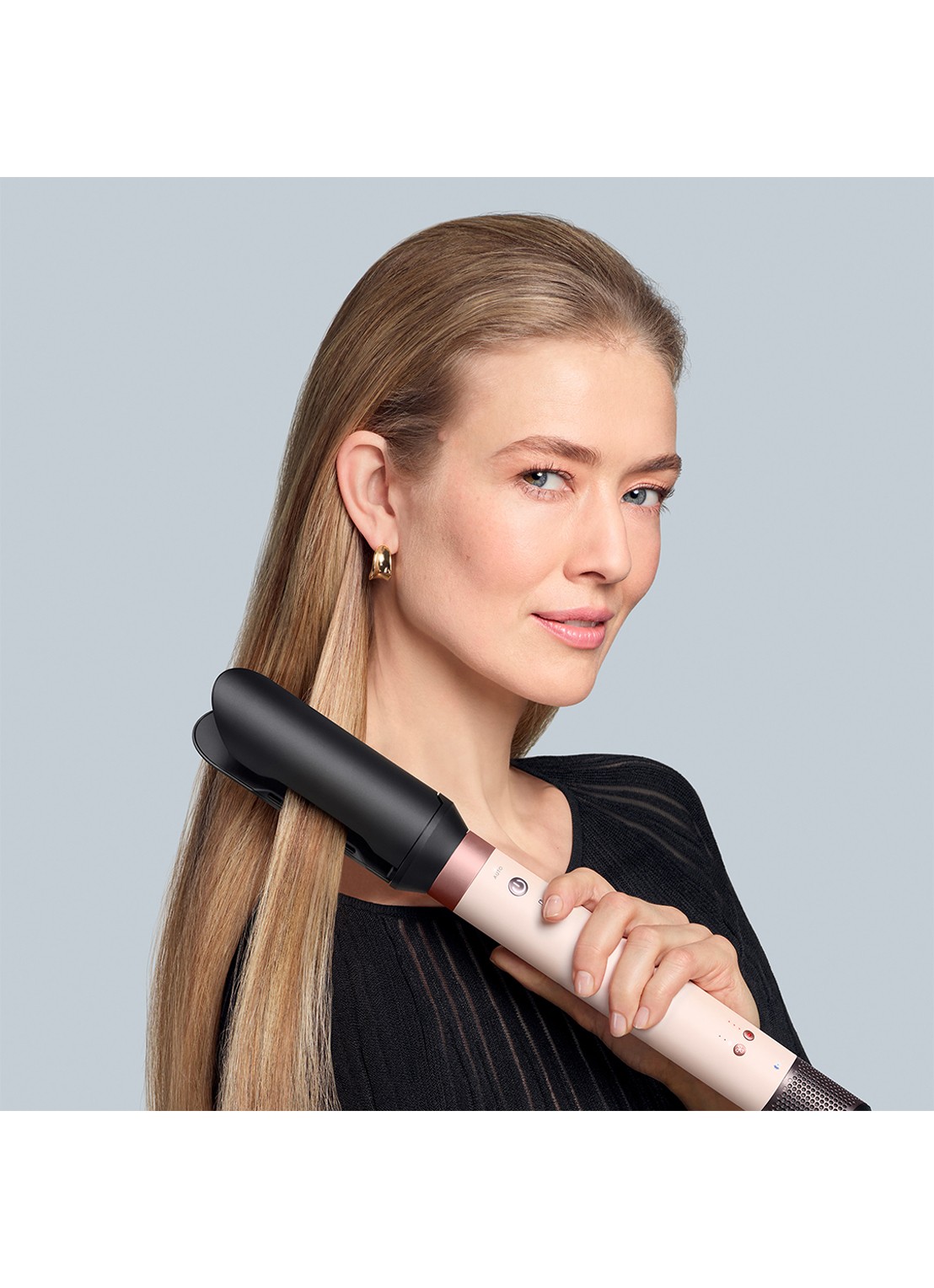 Dyson Airwrap Co-anda 2x™ Straight+Wavy Red Velvet / Gold - achterkant red velvet / gold