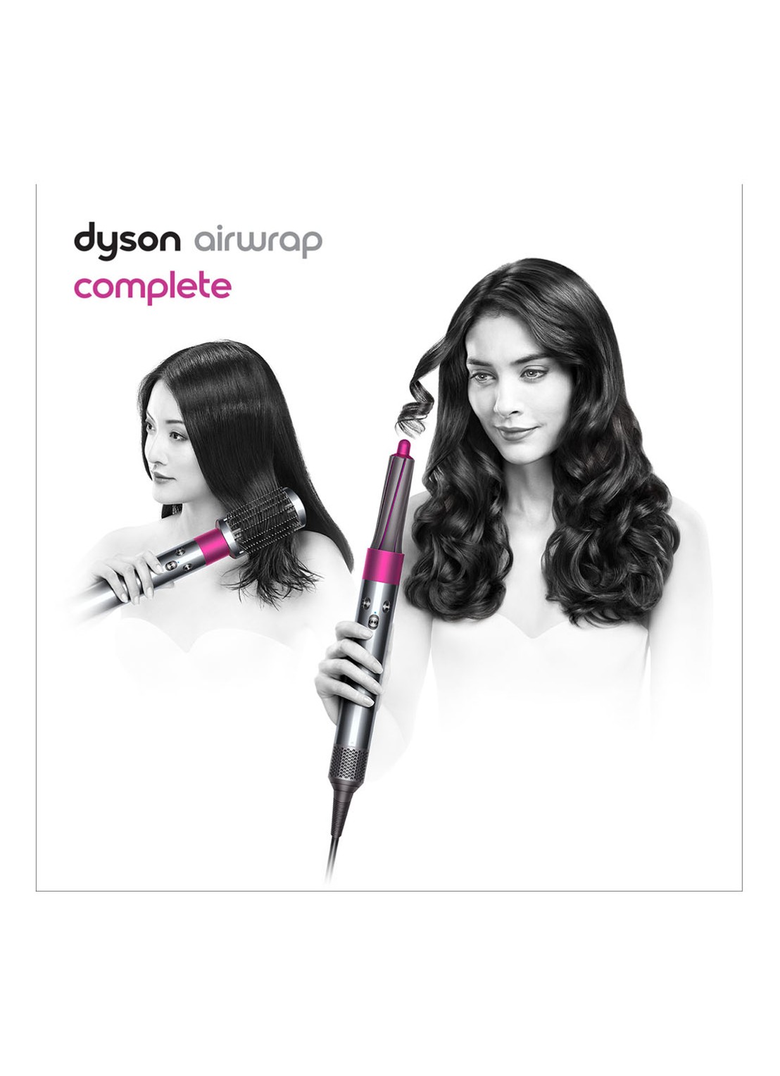 Dyson AirWrap complete multistyler - nikkel / roze - detail 4 roze