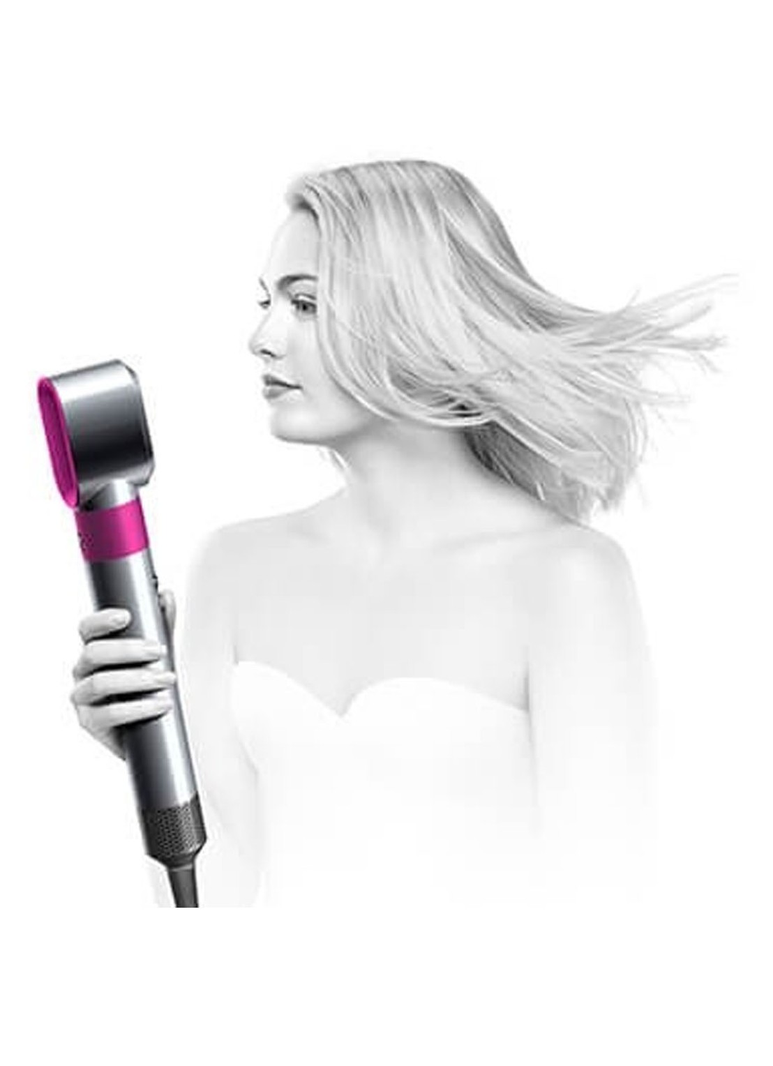 Dyson AirWrap complete multistyler - nikkel / roze - detail 5 roze