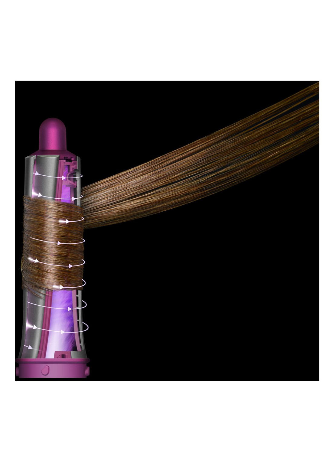 Dyson AirWrap complete multistyler - nikkel / roze - detail 6 roze