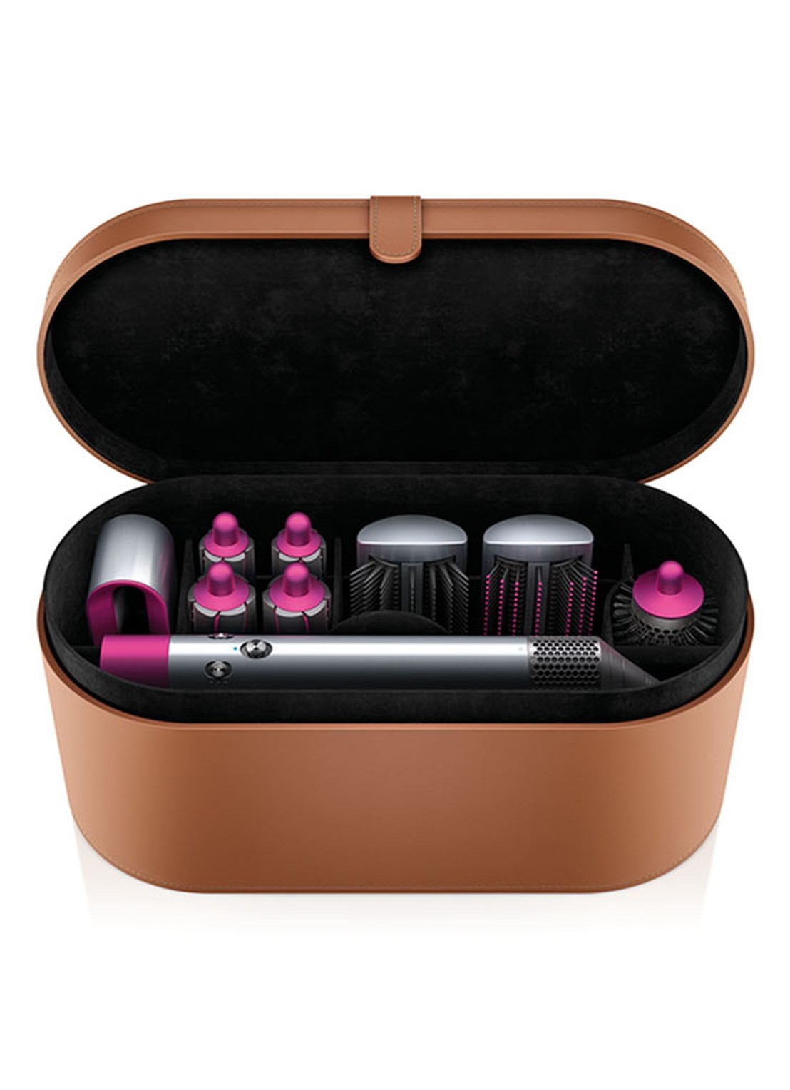 Dyson AirWrap complete multistyler - nikkel / roze - voorkant 2 roze