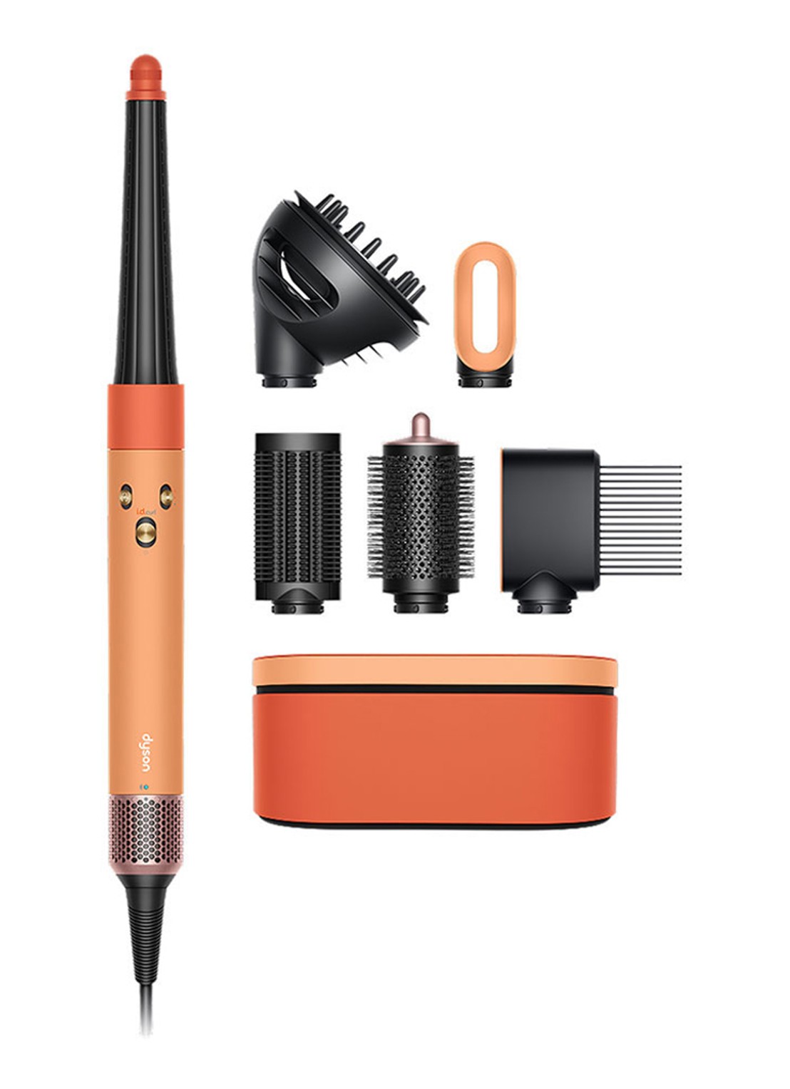 Dyson Airwrap i.d.™ - Curly + Coily Ceramic Apricot / Topaz  - voorkant undefined