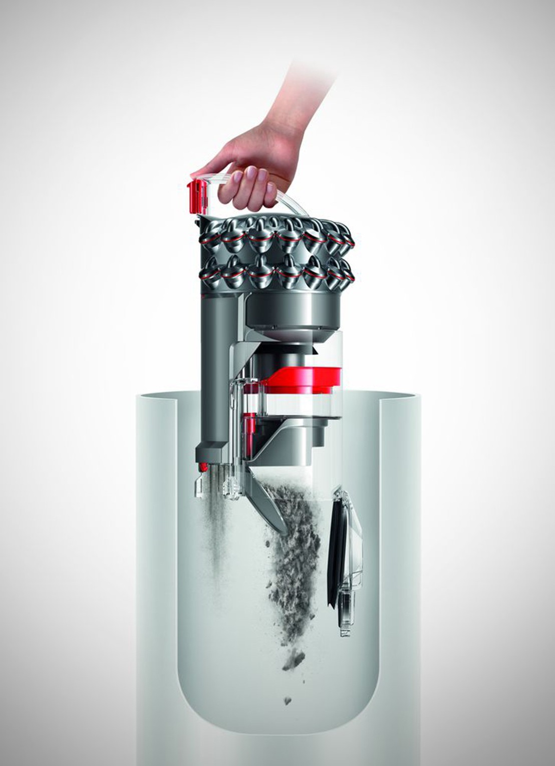 Dyson Cinetic Big Ball Absolute 2 stofzuiger - detail 2 zilver