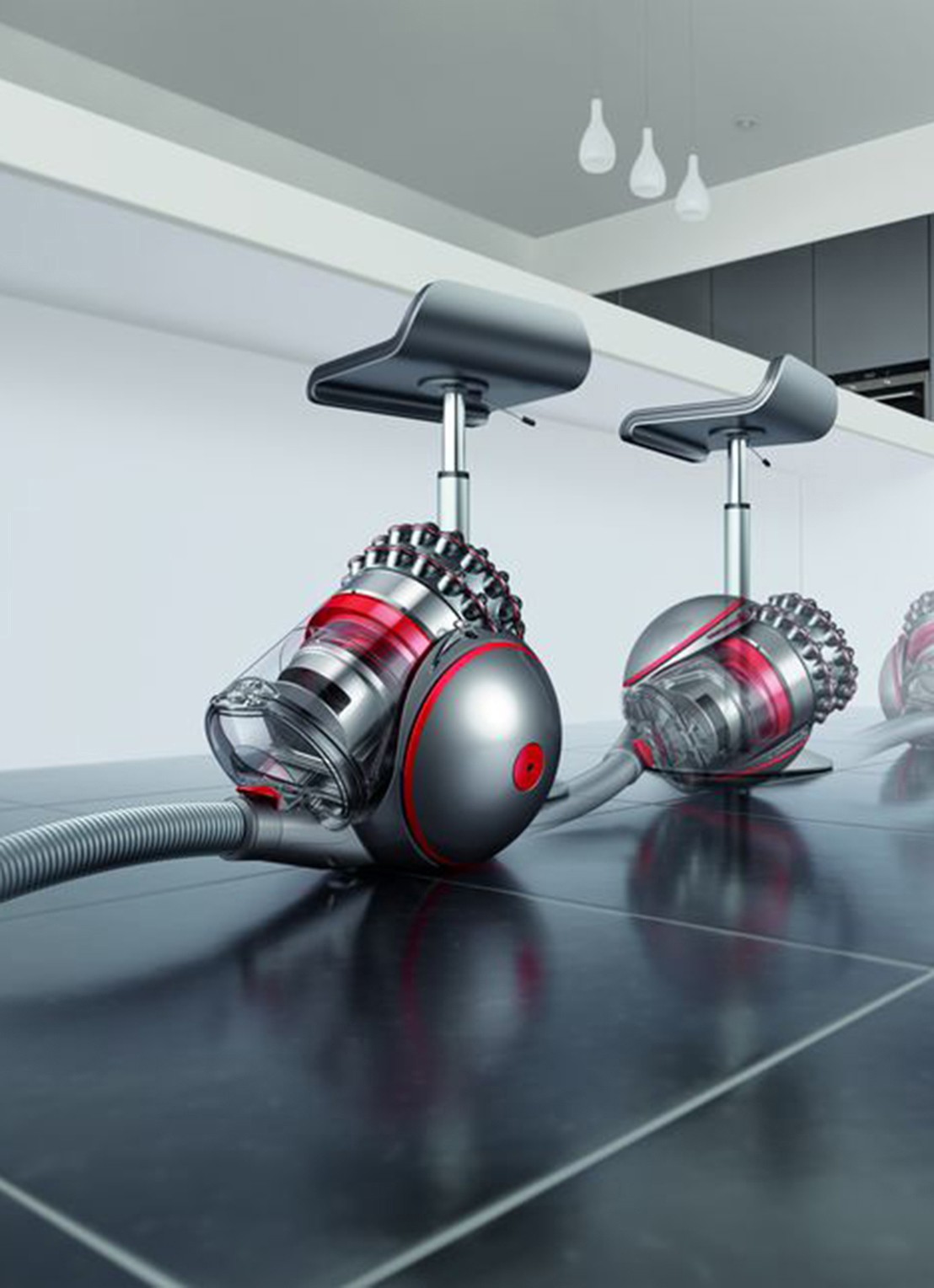 Dyson Cinetic Big Ball Absolute 2 stofzuiger - detail 3 zilver