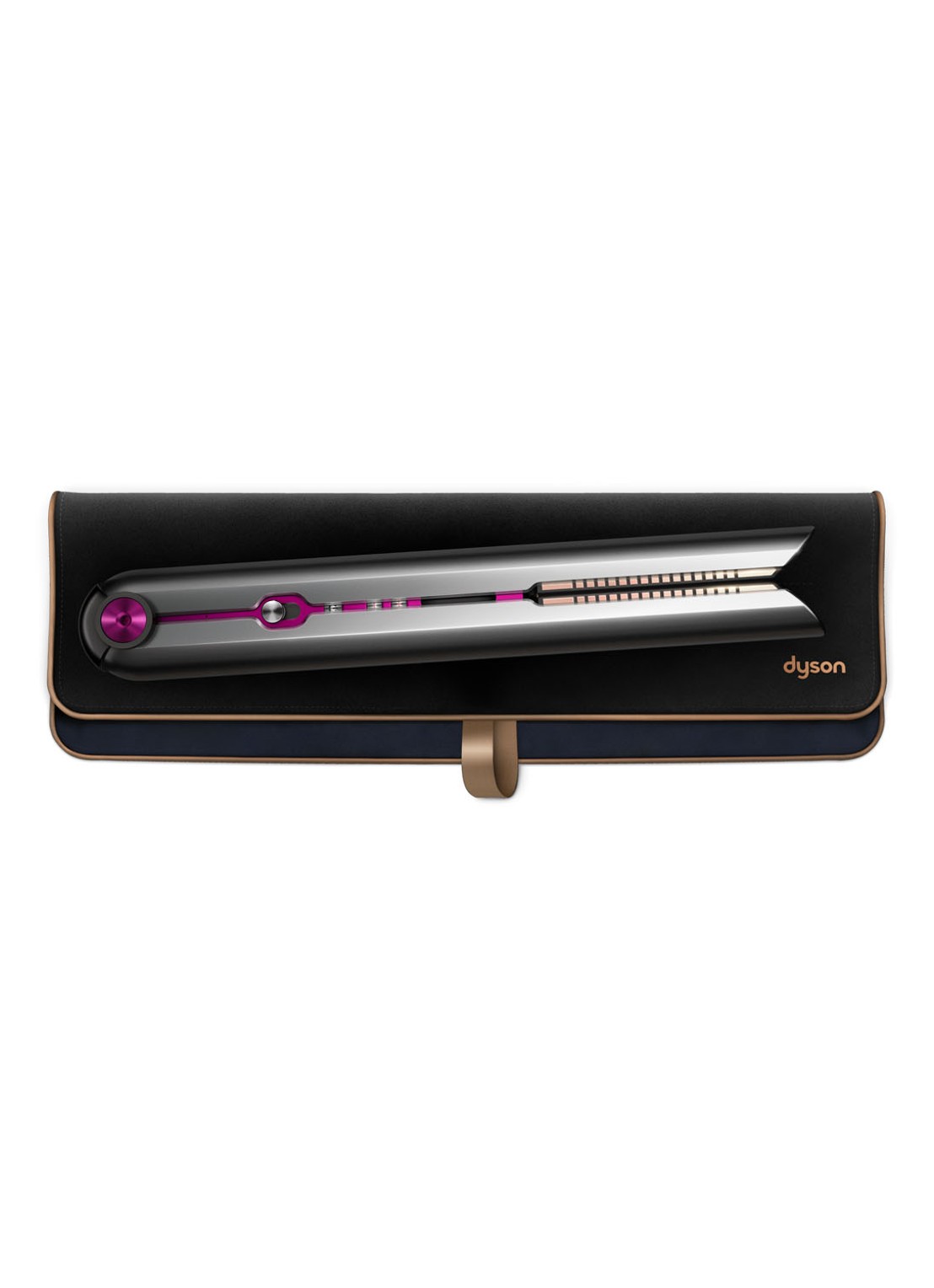 Dyson Corrale stijltang - nikkel / roze - voorkant 7 roze