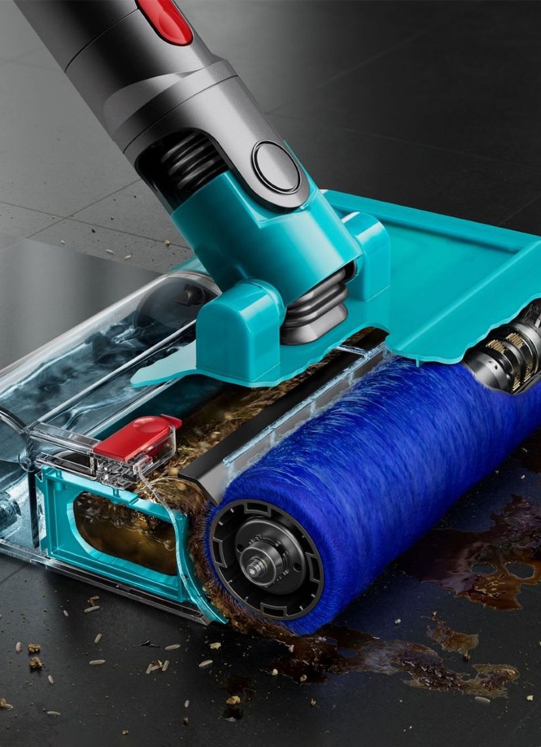 Dyson Cyclone V10 Submarine™ draadloze steelstofzuiger - detail 3 orange