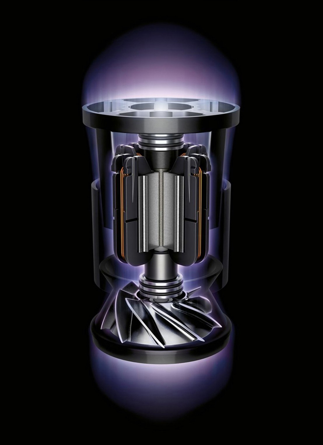 Dyson Cyclone V10 Submarine™ draadloze steelstofzuiger - detail 4 orange