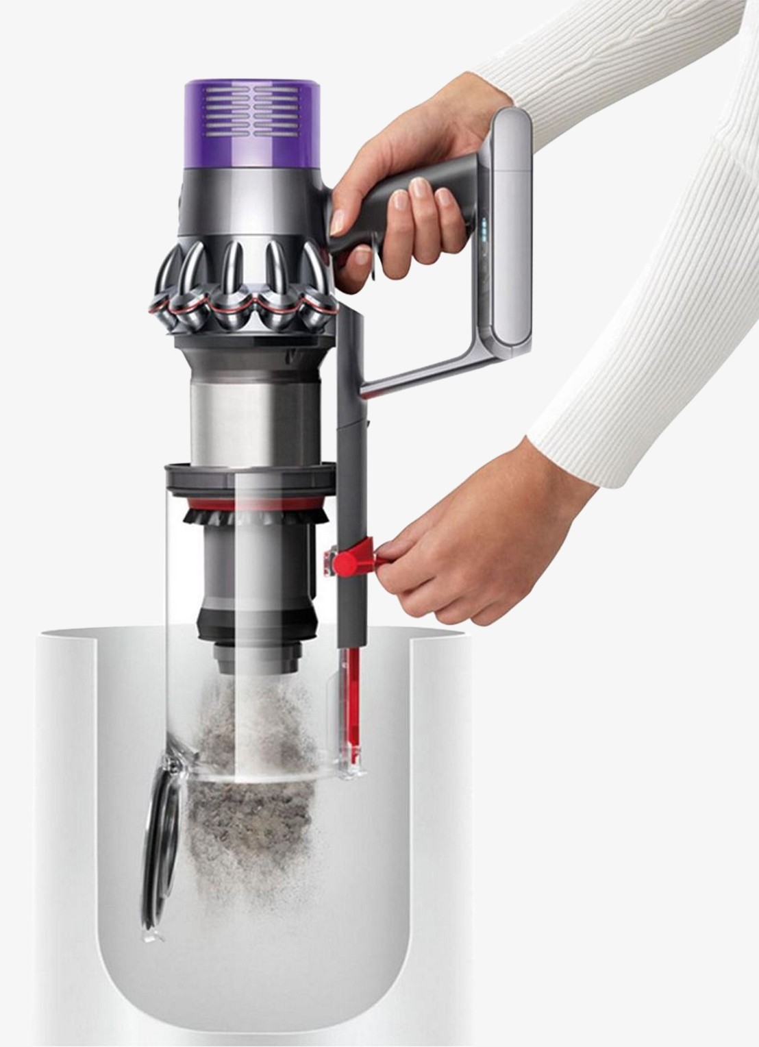 Dyson Cyclone V10 Submarine™ draadloze steelstofzuiger - detail 5 orange
