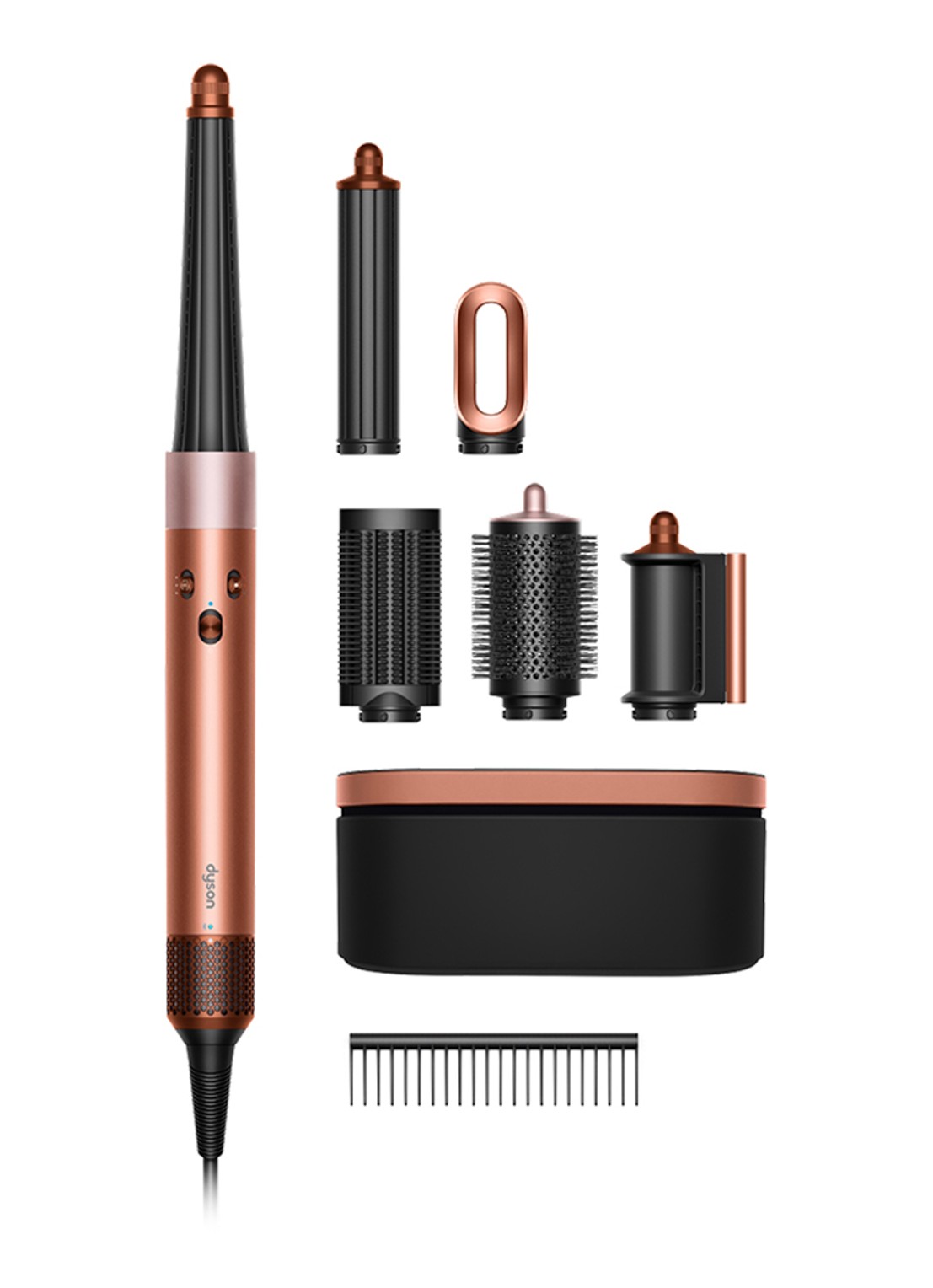 Dyson Dyson Airwrap I.D. Amber Silk Straight + Wavy - Limited Edition - voorkant 2 amber silk