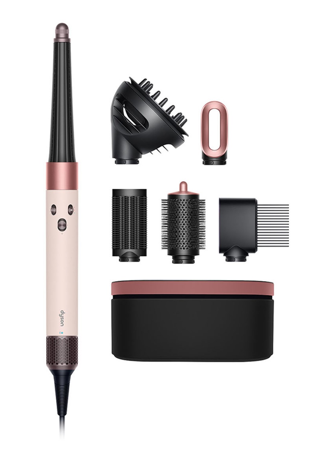 Dyson Dyson Airwrap I.D. Ceramic Pink Curly+Coily - voorkant ceramic pink