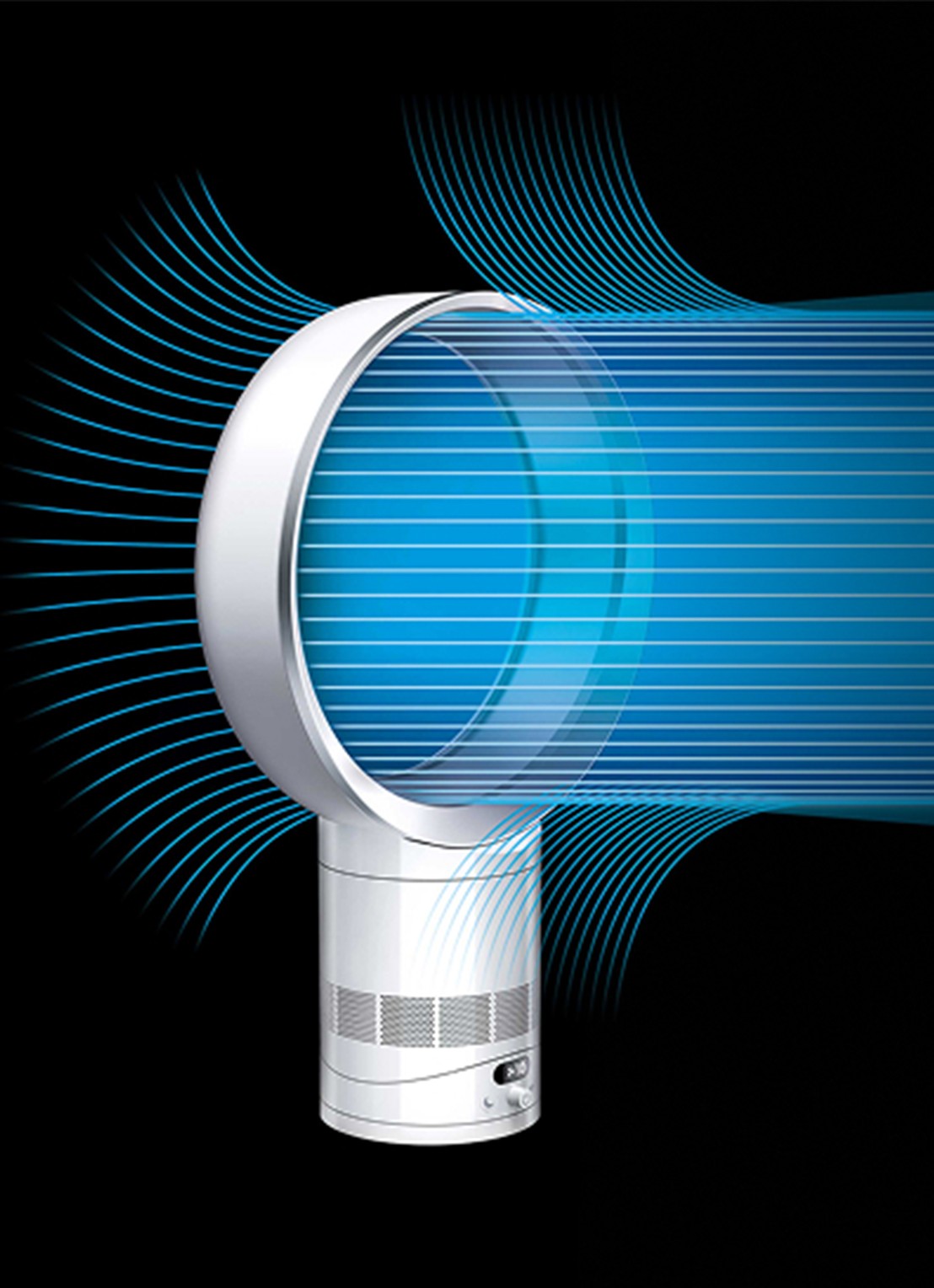 Dyson Dyson Cool™ CF1 ventilator, 55 cm hoog - detail 4 grijs