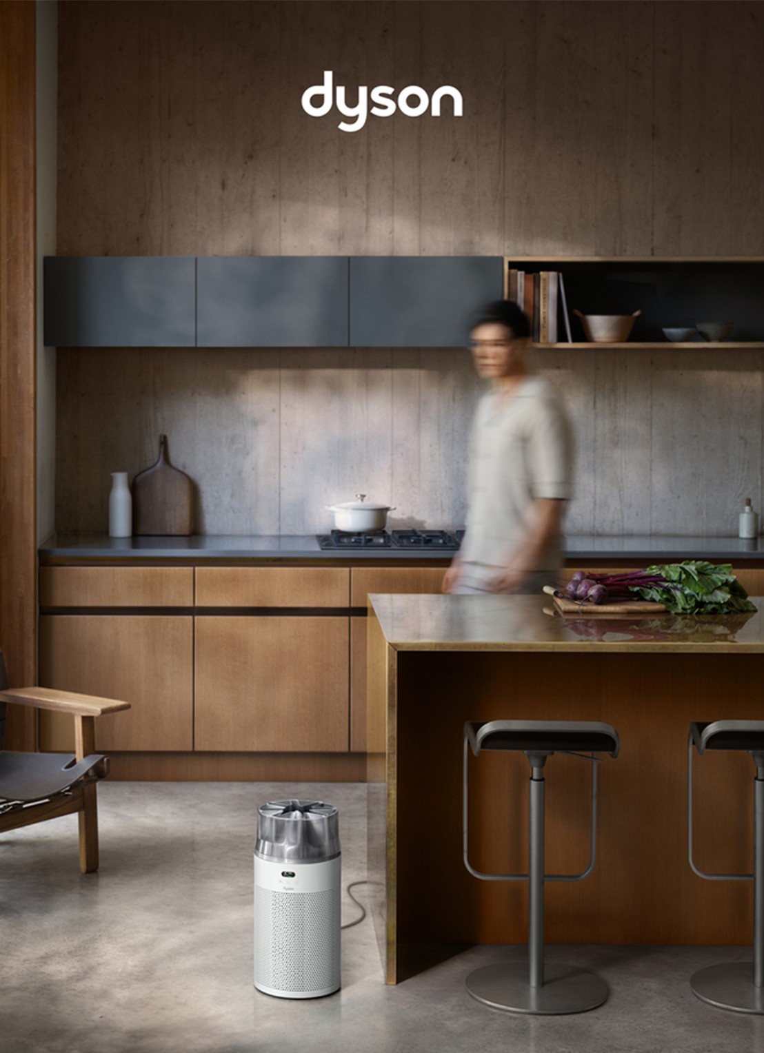 Dyson Dyson HushJet™ luchtreiniger, 47 cm - voorkant 2 gebroken wit