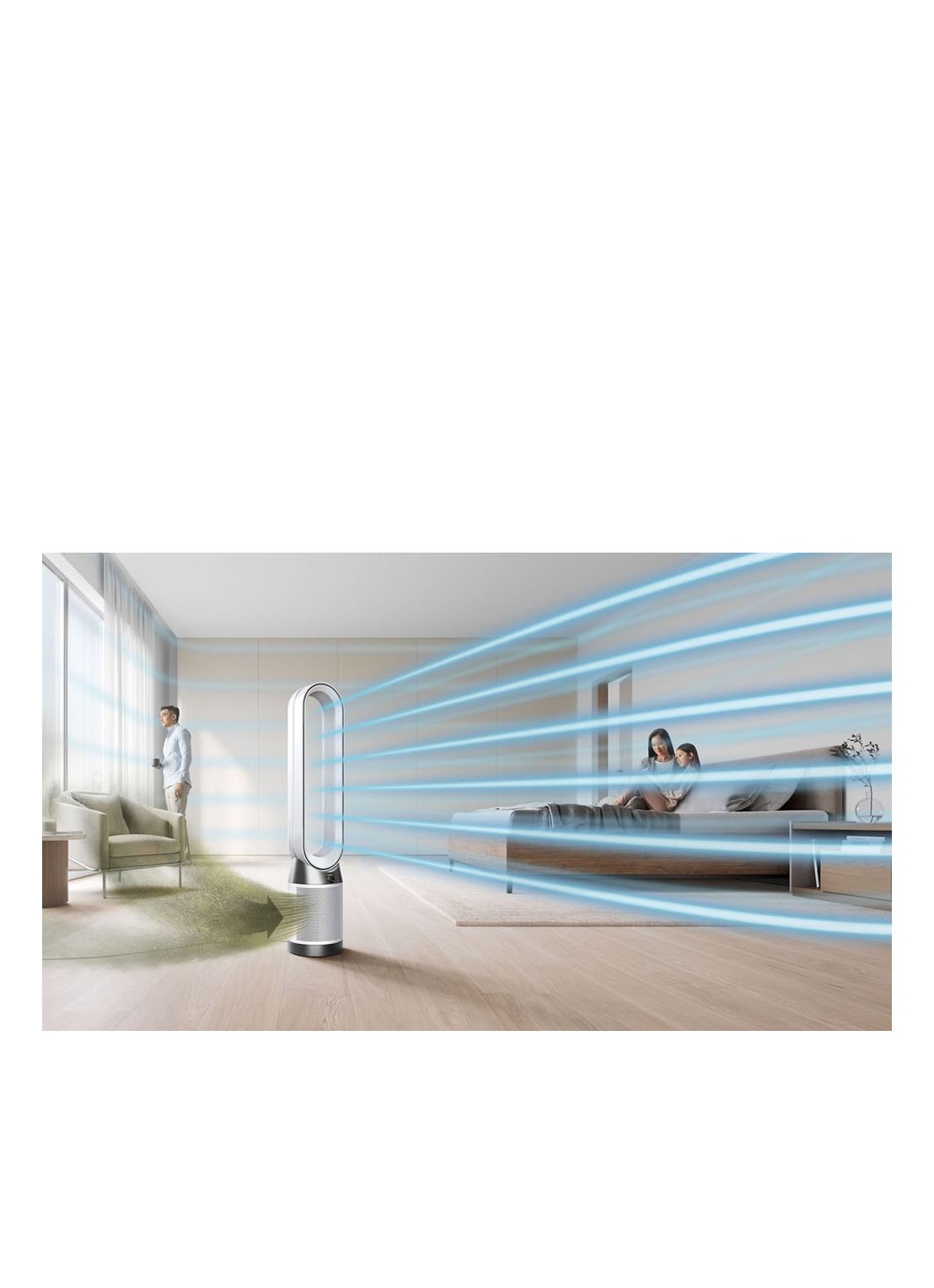Dyson Dyson Purifier Cool Gen 1 luchtreiniger & vloerventilator, 105 cm hoog - detail 3 zilver