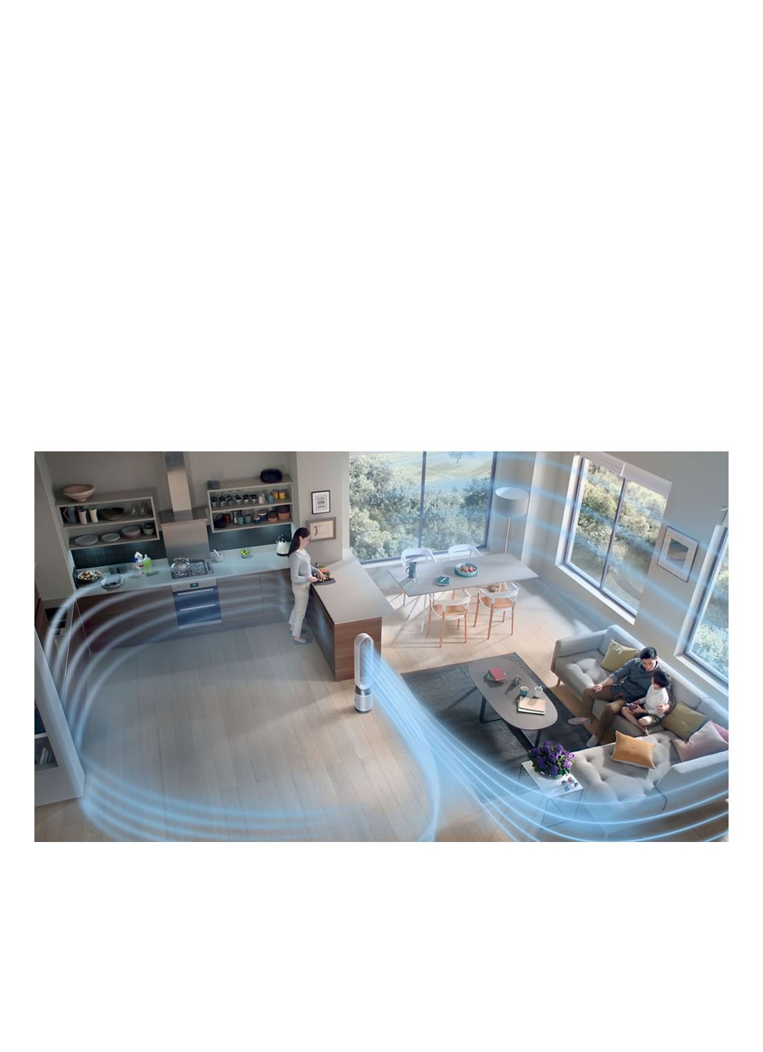 Dyson Dyson Purifier Cool Gen 1 luchtreiniger & vloerventilator, 105 cm hoog - detail 4 zilver