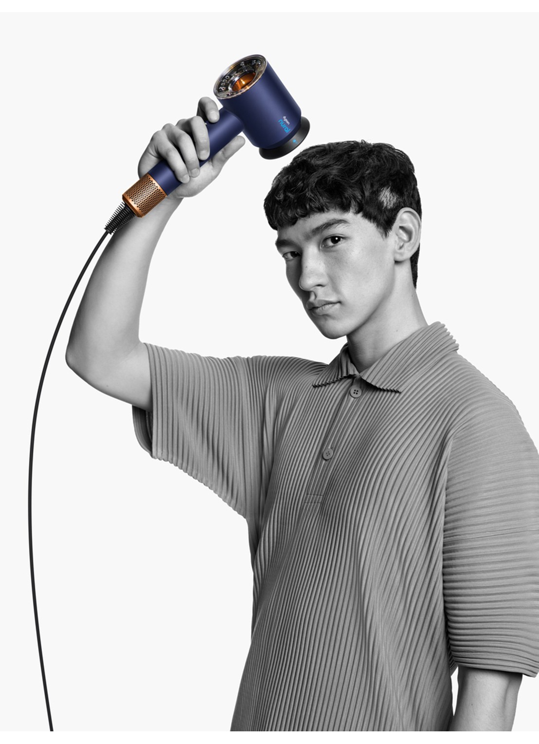 Dyson Dyson Supersonic Nural™ föhn - Straight+Wavy (Pruisisch Blauw/Koper) - detail 5 pruisisch blauw/ koper