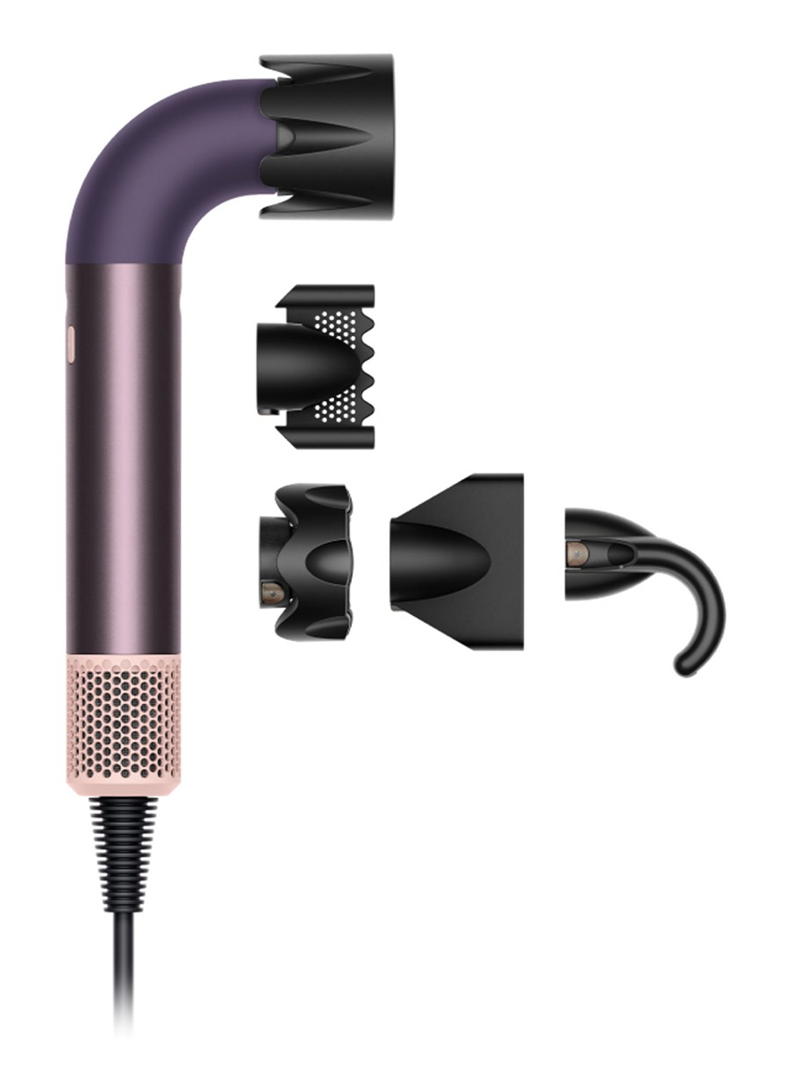 Dyson Dyson Supersonic r™ föhn – Straight+Wavy (Jasper plum) - voorkant 5 jasper plum