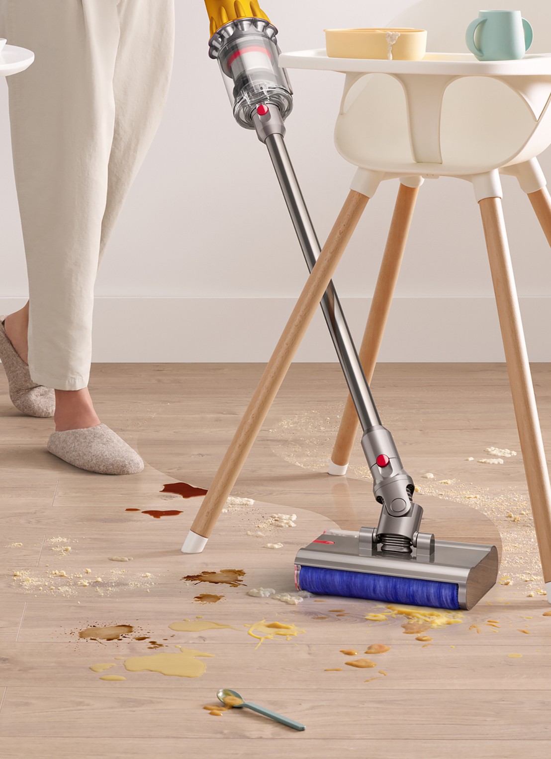 Dyson Dyson V12 Detect Slim Submarine draadloze steelstofzuiger - voorkant 6 zilver