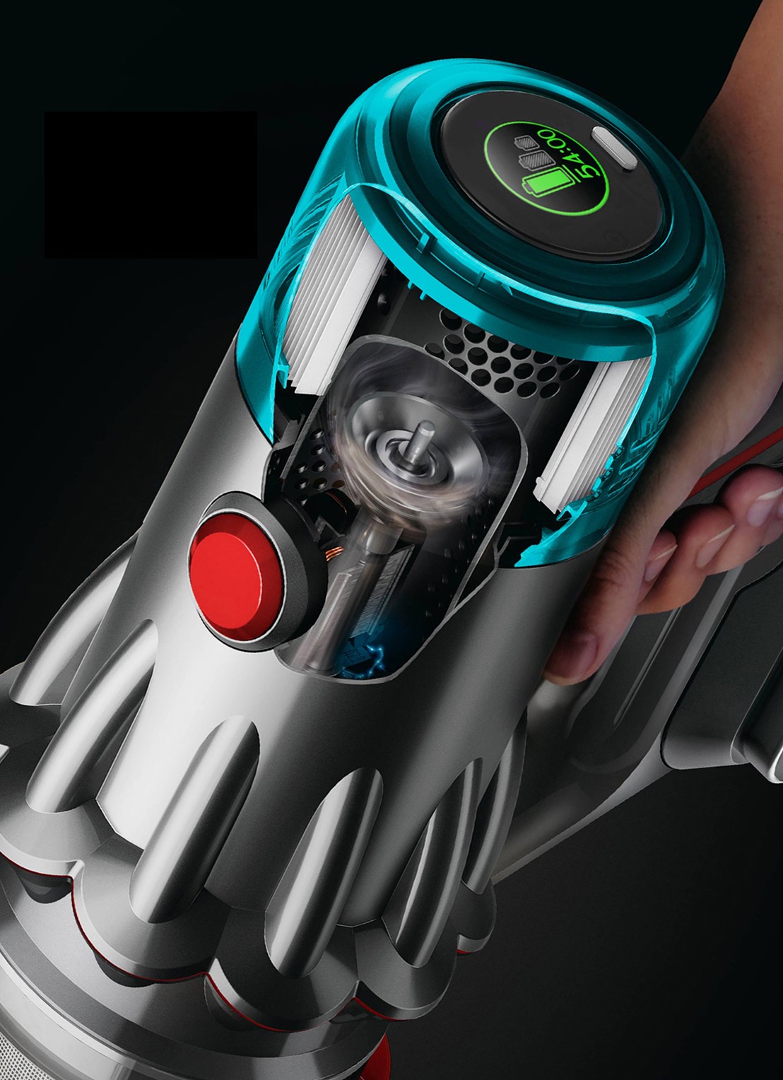 Dyson Dyson V12 Origin draadloze stofzuiger - detail undefined