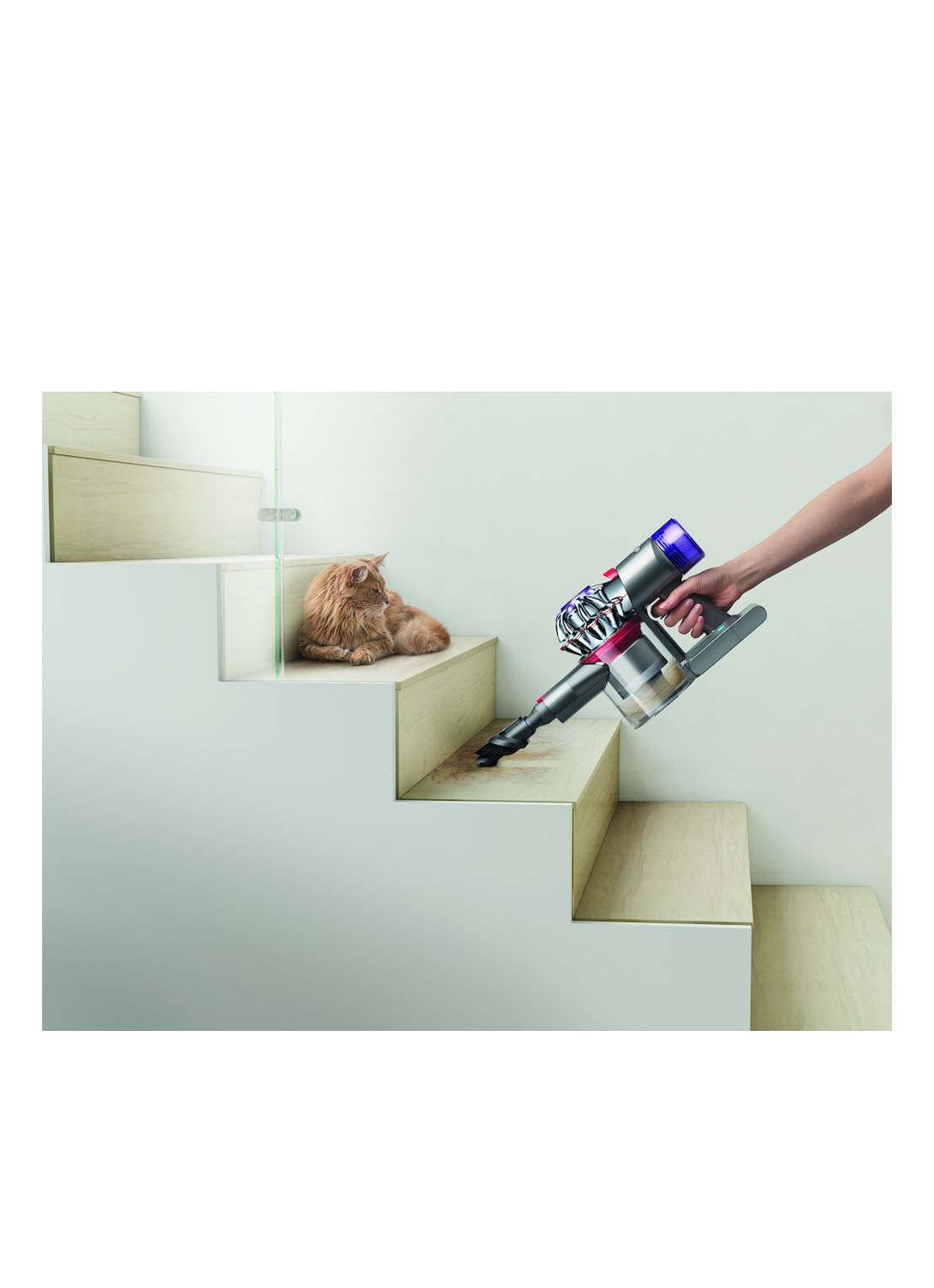 Dyson Dyson V8 steelstofzuiger 125 cm - zilver / nikkel - detail 4 zilver