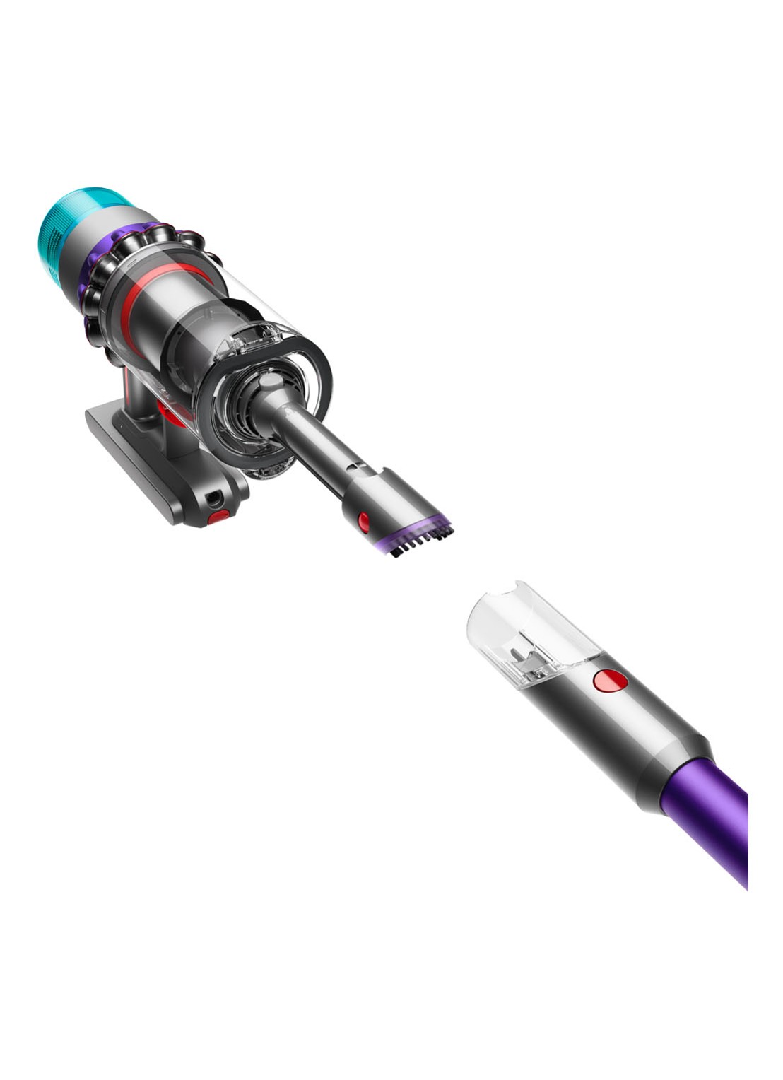 Dyson Gen5 Detect Absolute steelstofzuiger 127,6 cm - paars - detail 3 paars