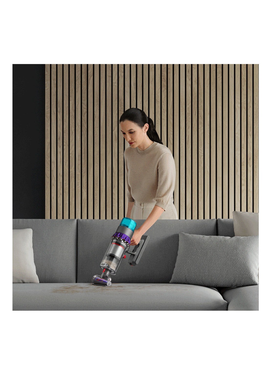 Dyson Gen5 Detect Absolute steelstofzuiger 127,6 cm - paars - detail 6 paars
