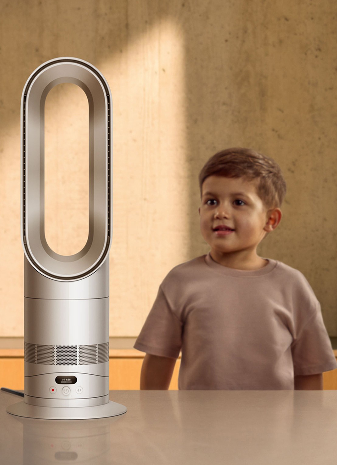 Dyson Hot+Cool™ HF1 R ventilatorverwarming - achterkant 8 zilver