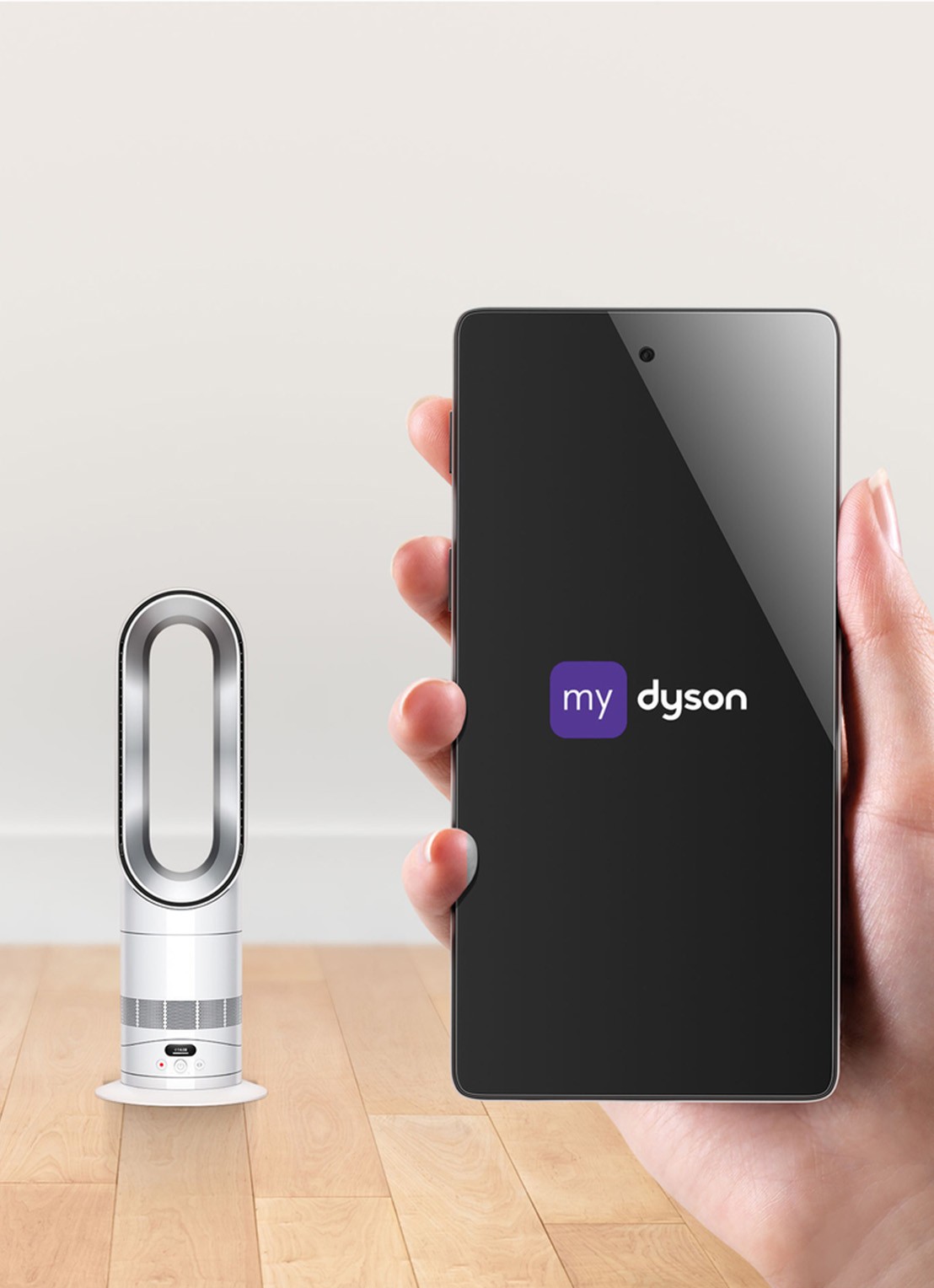 Dyson Hot+Cool™ HF1 R ventilatorverwarming - detail 5 zilver