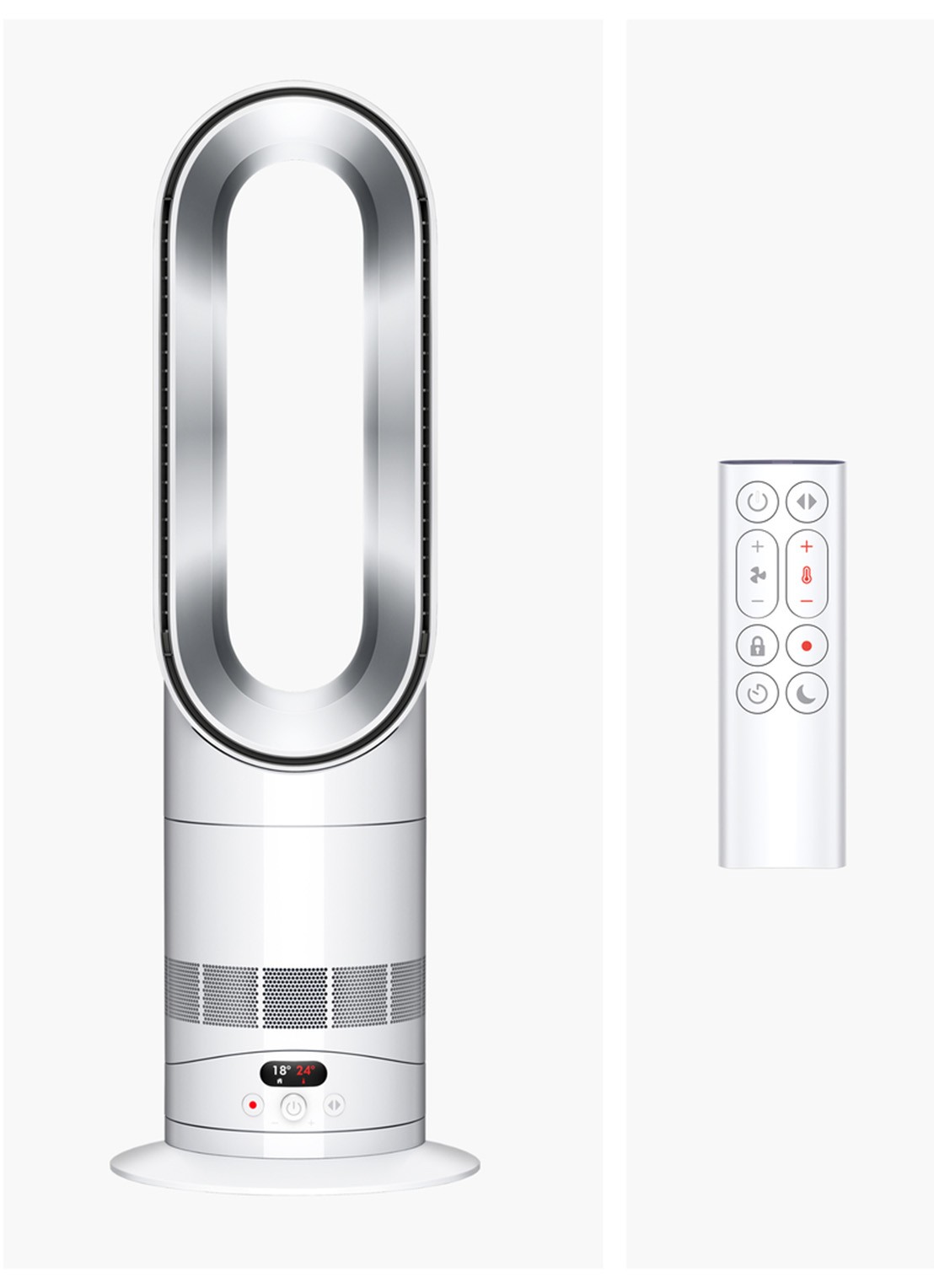 Dyson Hot+Cool™ HF1 R ventilatorverwarming - detail 7 zilver