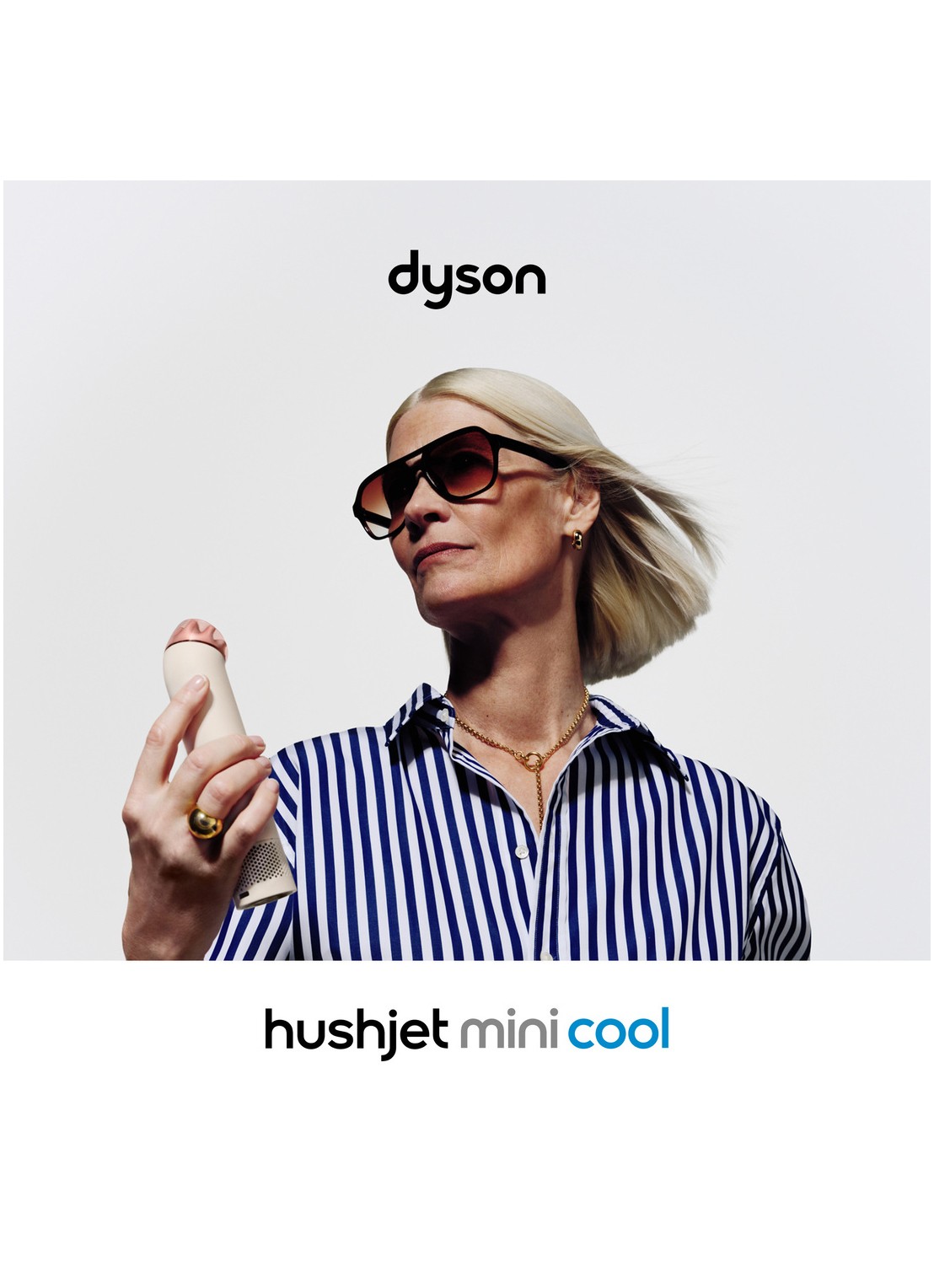 Dyson HushJet™ Mini Cool draagbare ventilator - achterkant 3 lichtroze