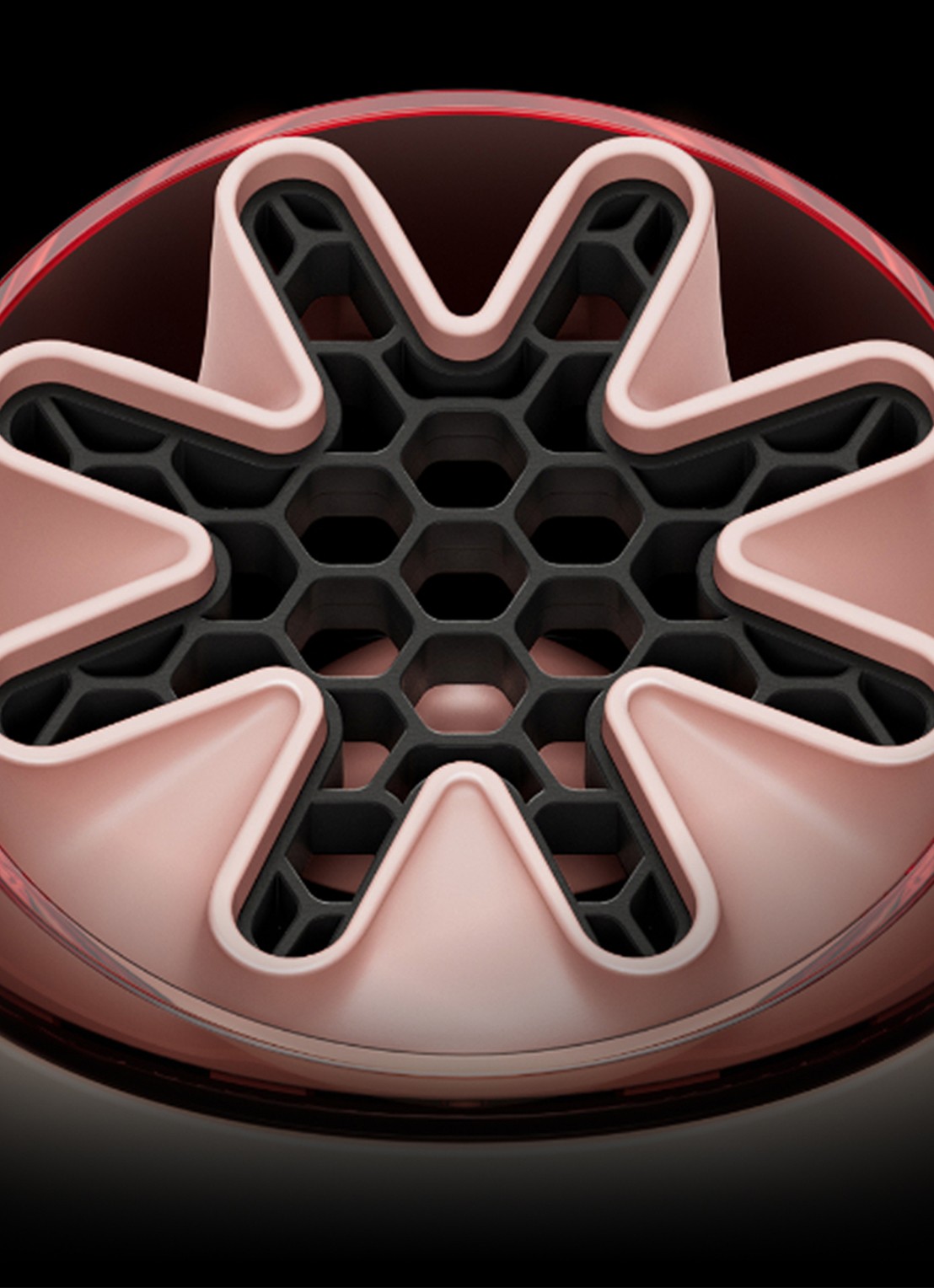 Dyson HushJet™ Mini Cool draagbare ventilator - detail 5 lichtroze