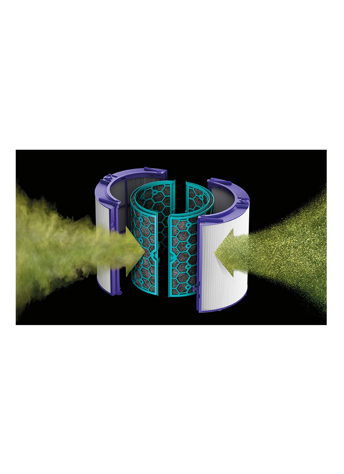 Dyson Pure Cool Cryptomic Tower luchtreiniger en torenventilator, 105 cm hoog - detail 3 goud