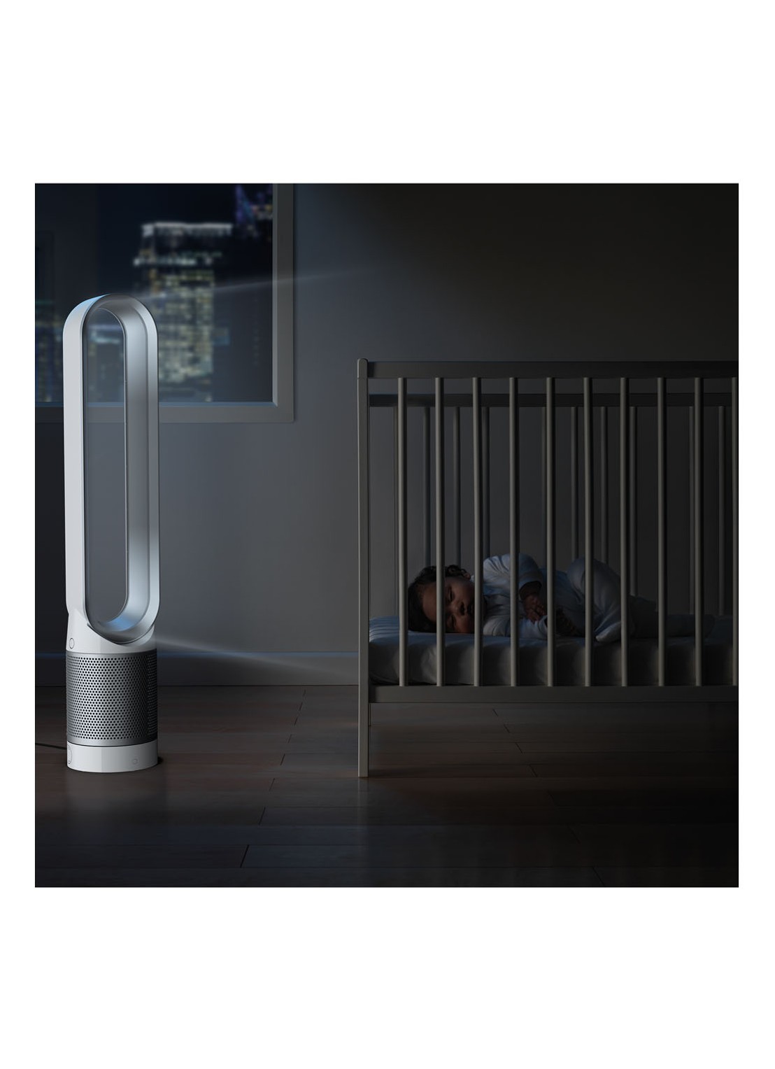 Dyson Pure Cool luchtreiniger & vloerventilator, 101,8 cm hoog - detail 3 zilver