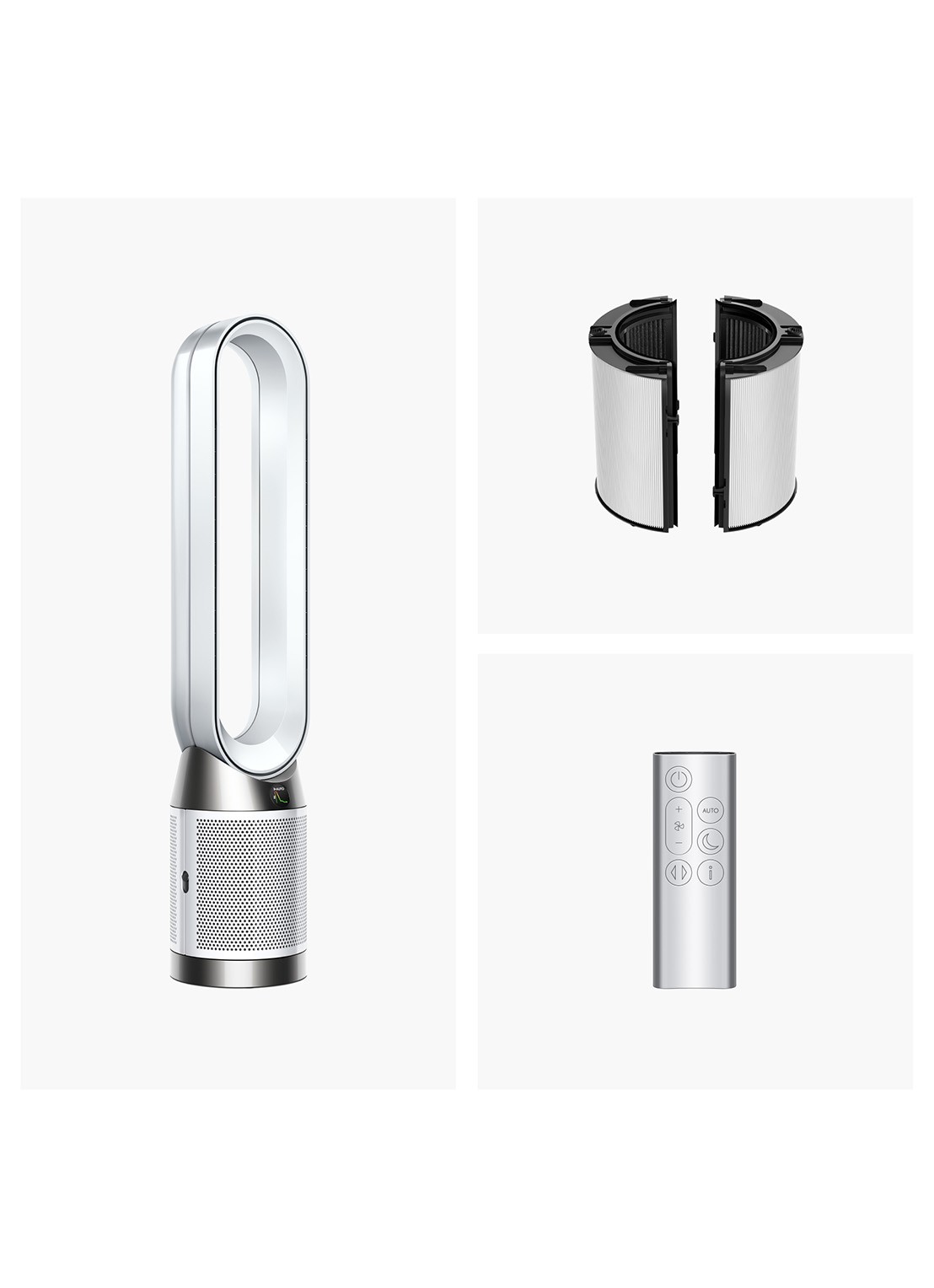 Dyson Purifier Cool PC1 luchtreiniger & vloerventilator, 105 cm - detail 3 zilver