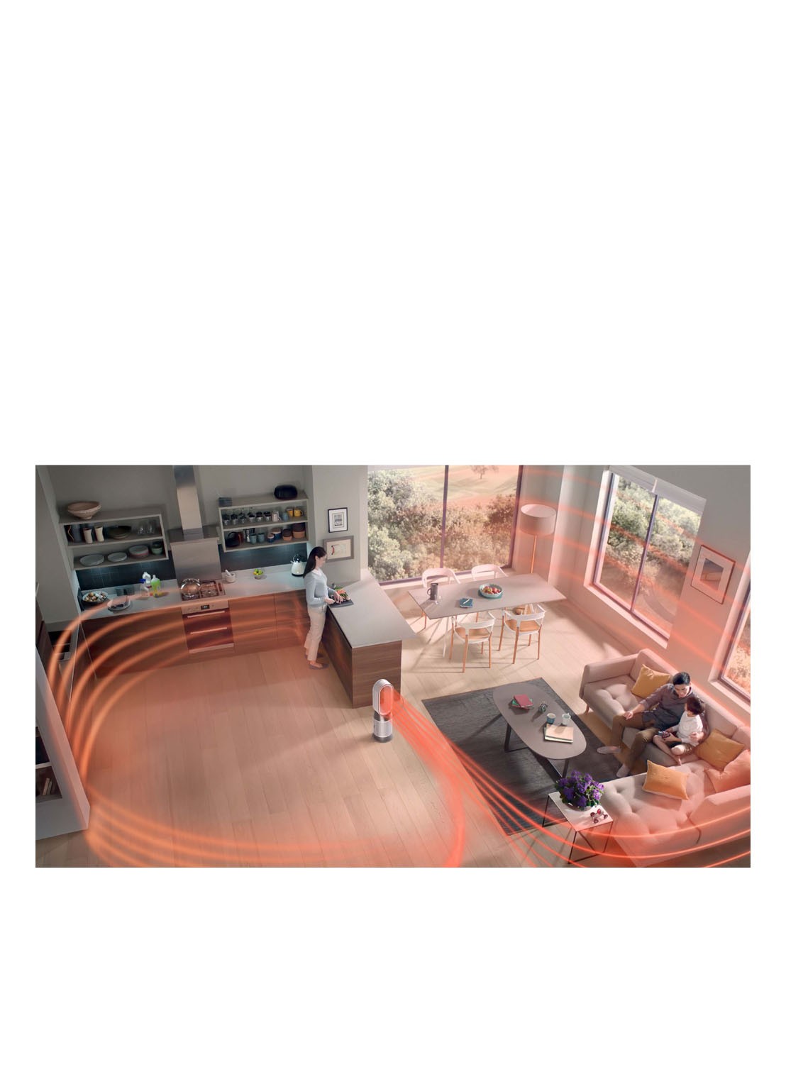 Dyson Purifier Hot+CoolTM Gen1 luchtreiniger, verwarmer & torenventilator, 75,6 cm hoog  - detail 3 undefined