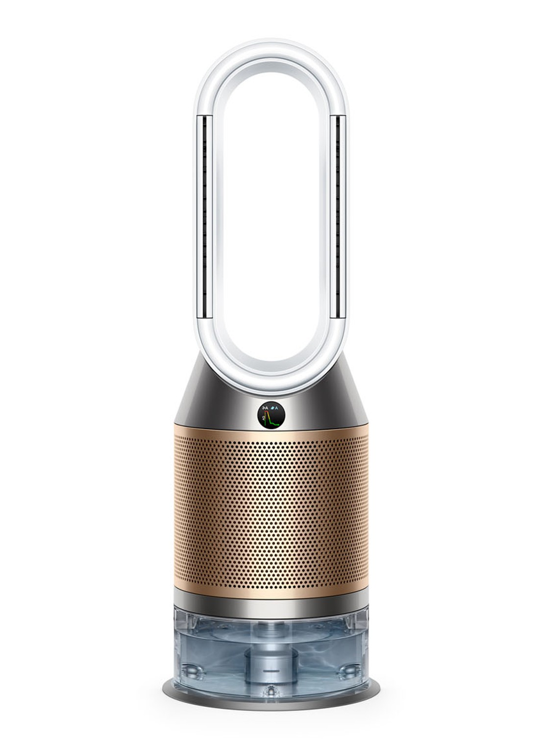 Dyson Purifier Humidify + Cool Formaldehyde luchtbevochter, luchtreiniger & tafelventilator, 92,3 cm hoog - voorkant goud