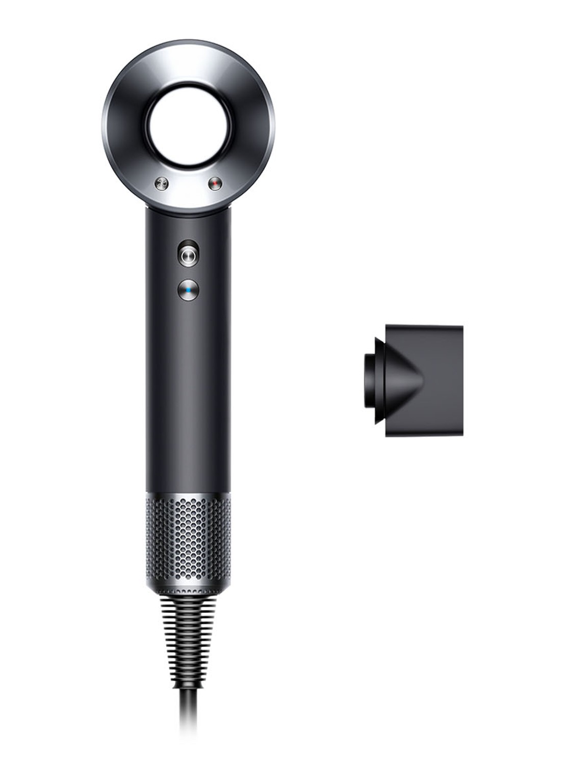 Dyson Supersonic Föhn Origin - zwart / nikkel - voorkant 3 zwart / nikkel