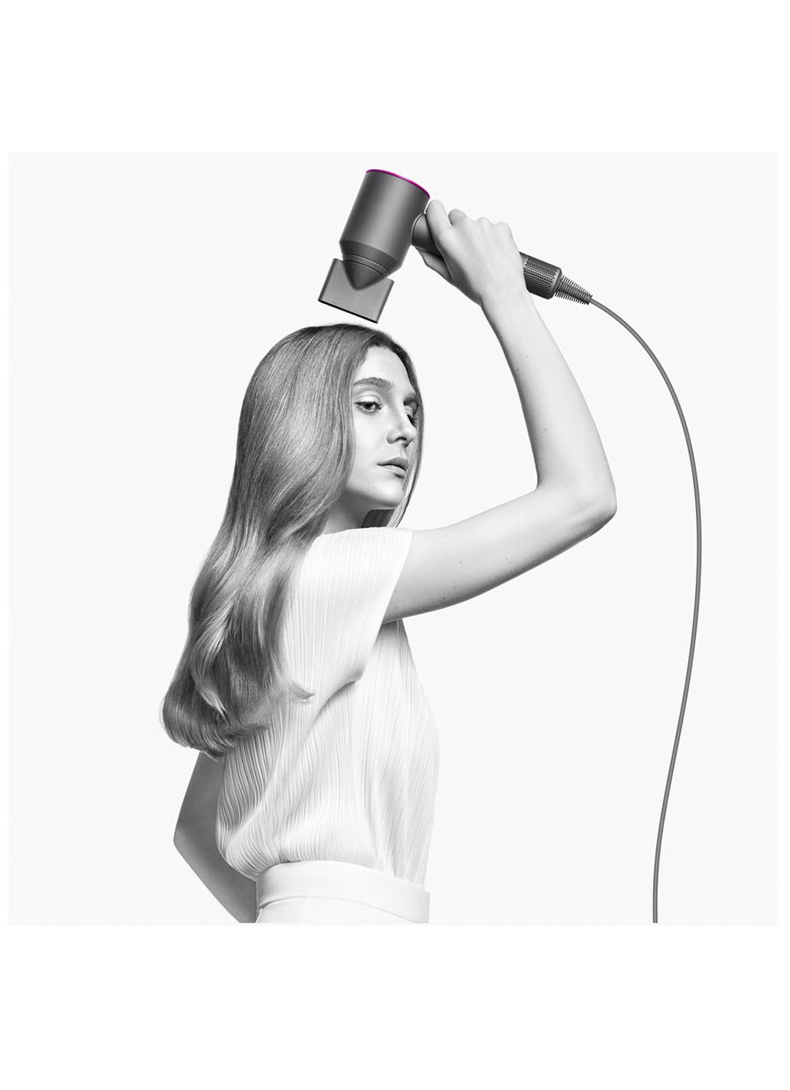 Dyson Supersonic haardroger met Flyaway accessoire - nikkel / koper - voorkant 2 koper
