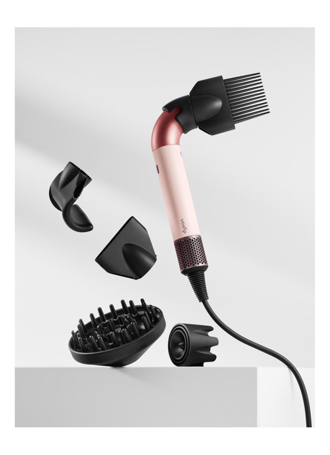 Dyson Supersonic r Föhn Curly+Coily - Ceramic Pink / Rose Gold - detail 3 ceramic pink / rose gold