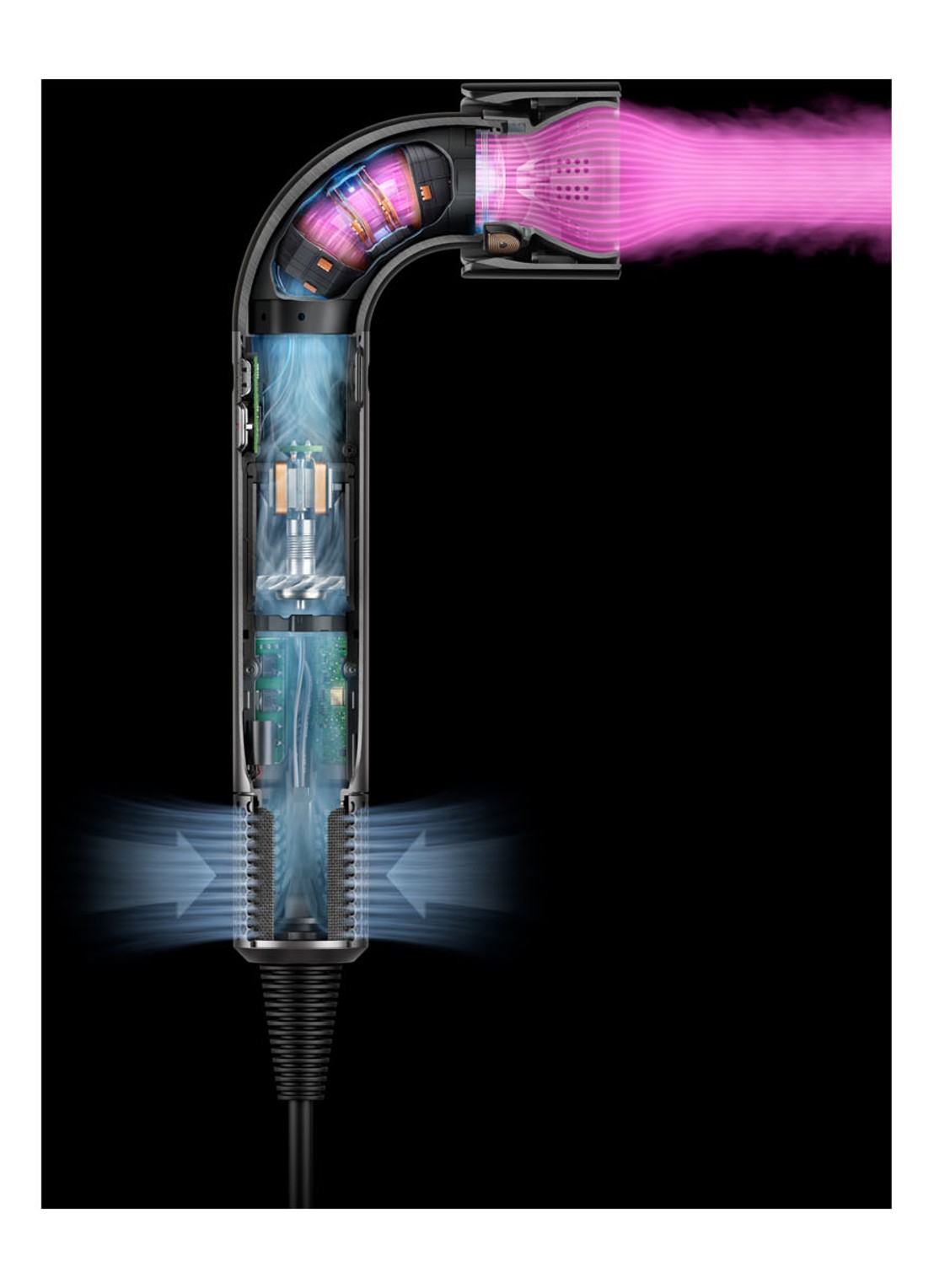 Dyson Supersonic r Föhn Curly+Coily - Ceramic Pink / Rose Gold - detail 5 ceramic pink / rose gold
