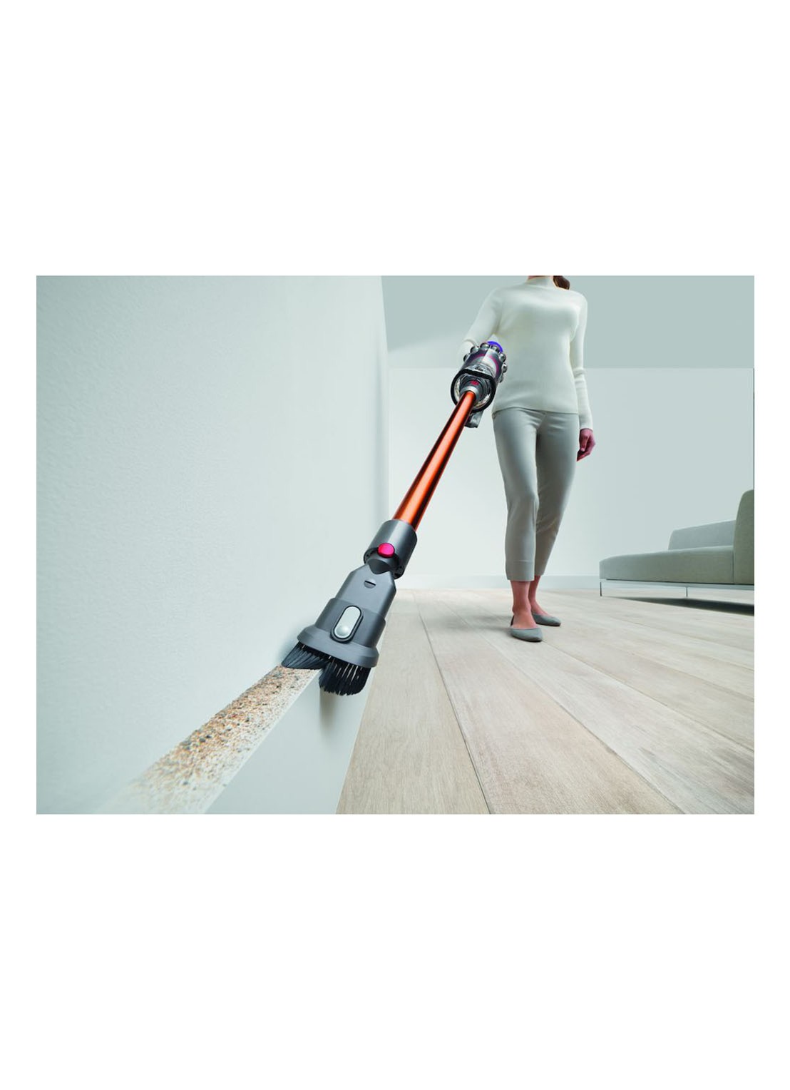 Dyson V10 Absolute snoerloze steelstofzuiger 126 cm - oranje - detail 3 orange