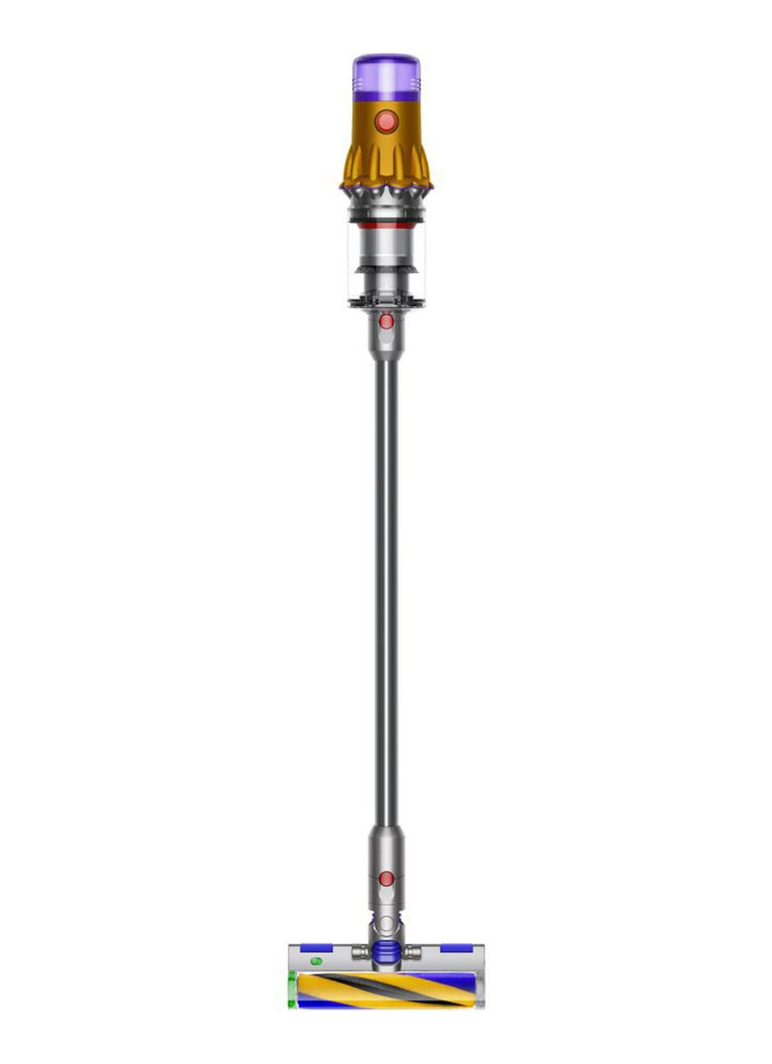 Dyson V12 Detect Slim Absolute (2022) - voorkant grijs