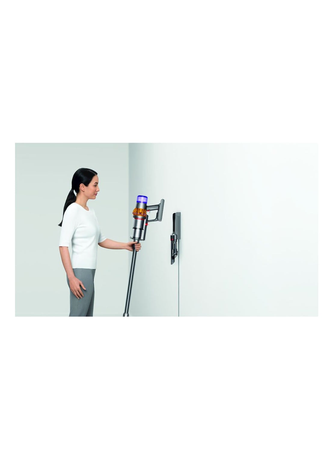 Dyson V15 Detect Absolute snoerloze steelstofzuiger 126 cm - detail 4 zilver