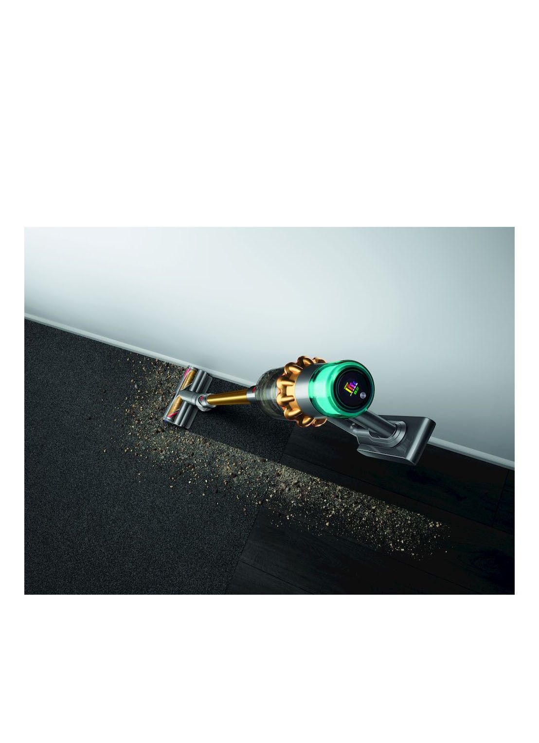 Dyson V15 Detect Absolute steelstofzuiger  - detail 5 goud